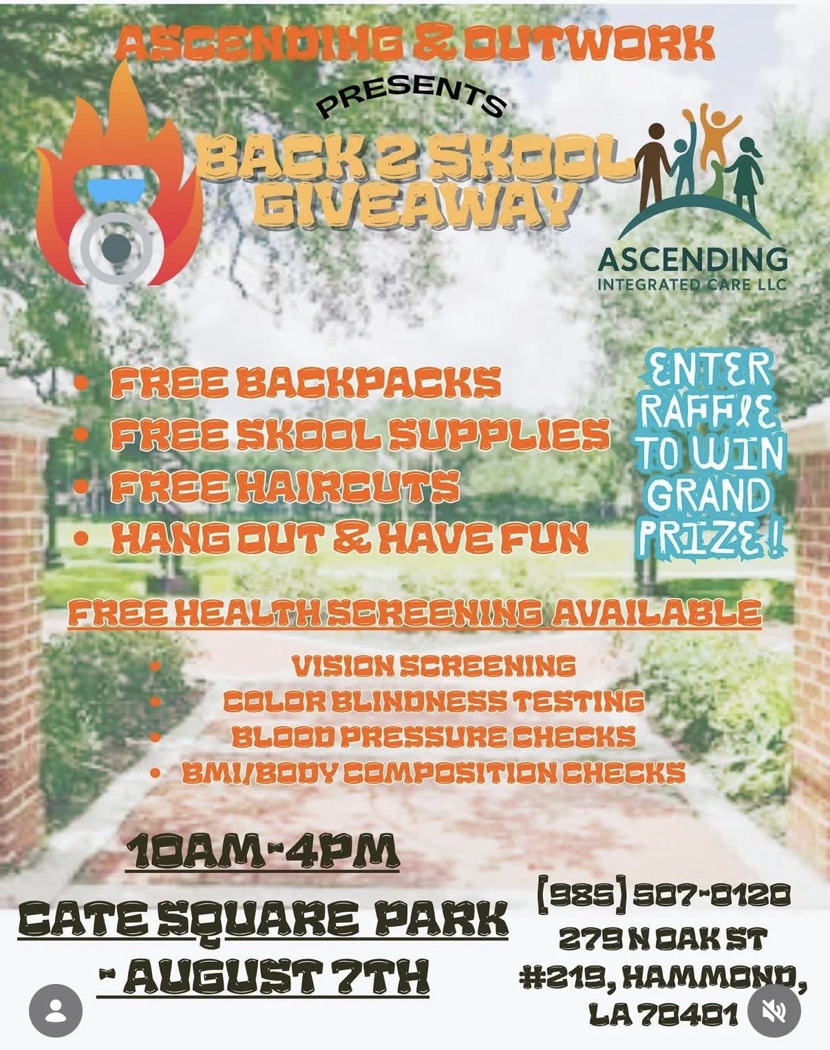 Ascending &amp; Outwork Presents Back Two School Giveaway