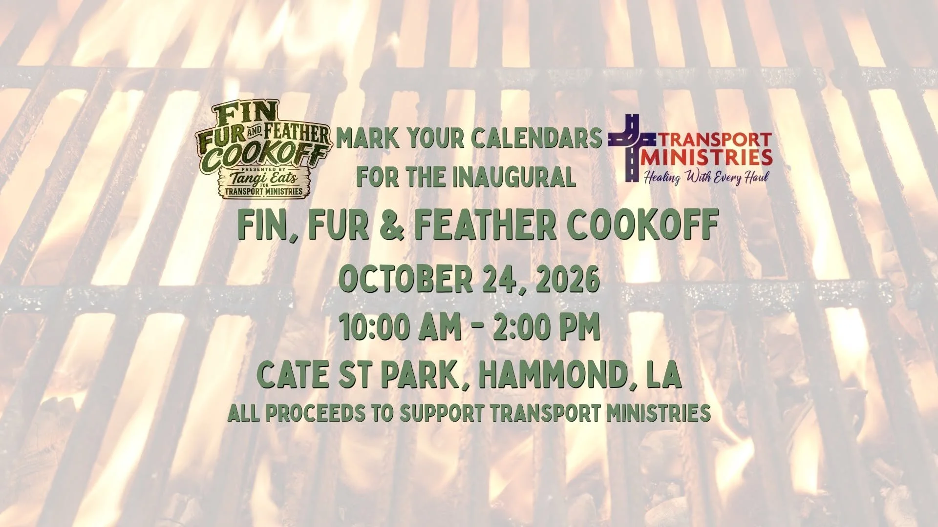 Fin, Fur, and Feather Cookoff