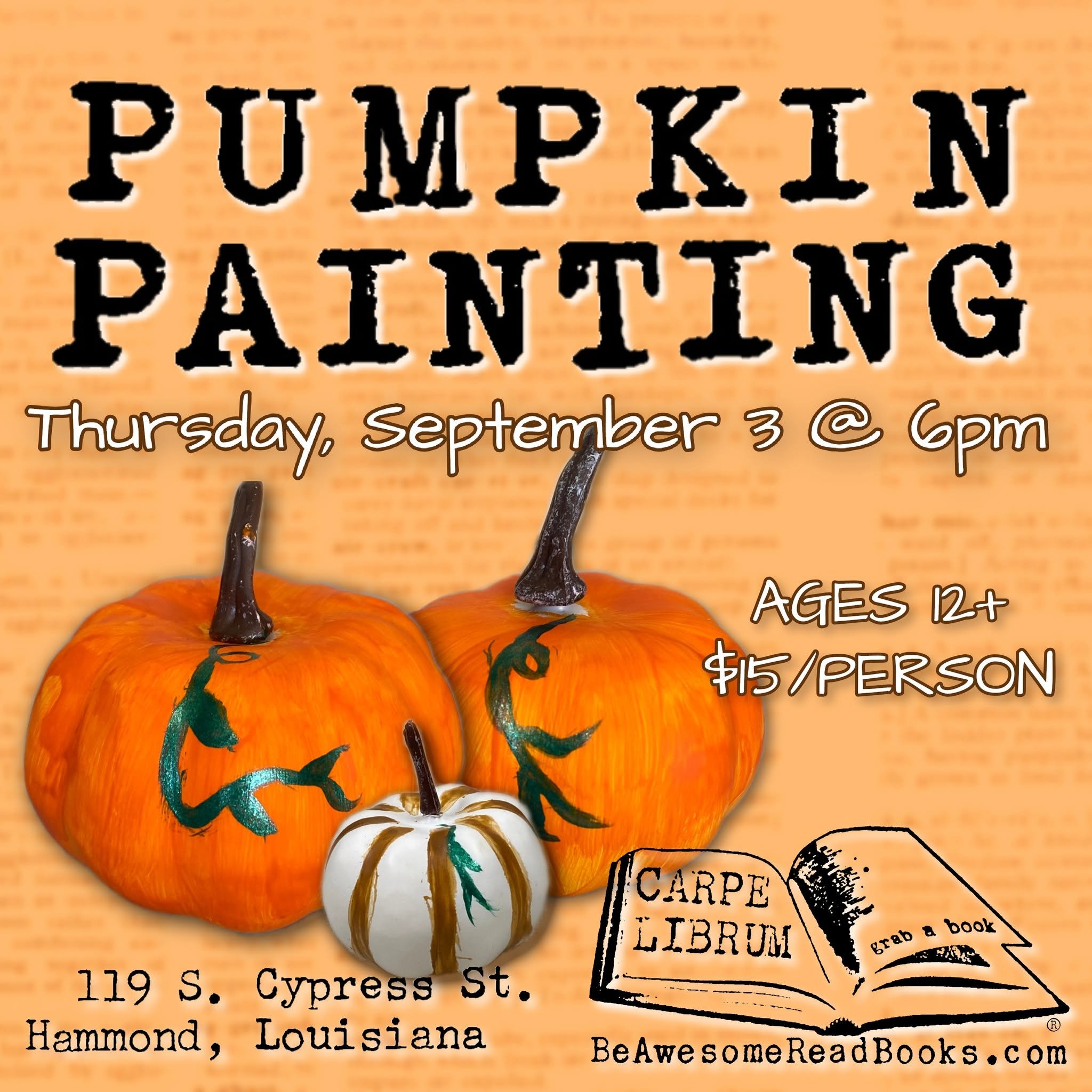 Pumpkin Painting Craft Niht