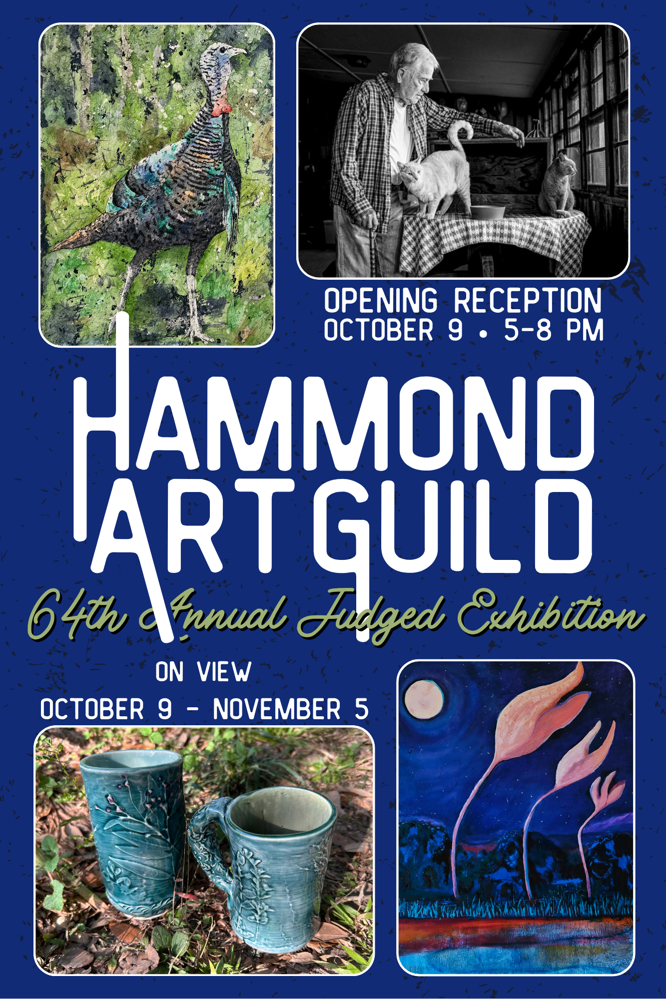 Hammond Art Guild’s 64th Annual Judged Exhibition Opening Reception