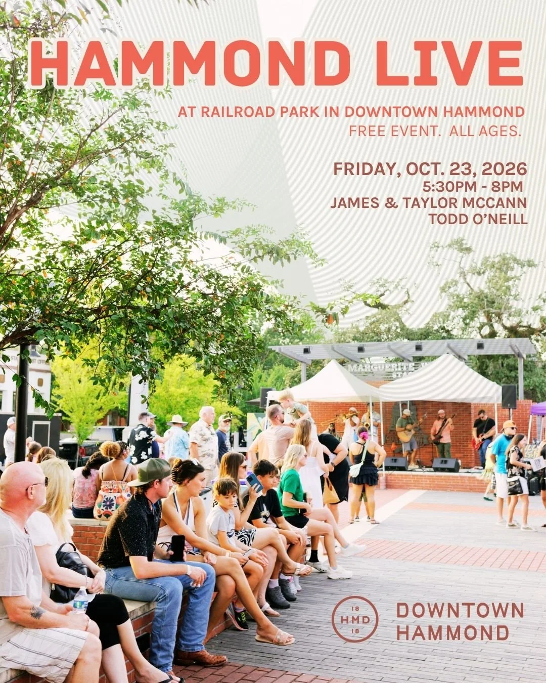 Hammond Live: James & Taylor McCann and Todd O’Neill Band