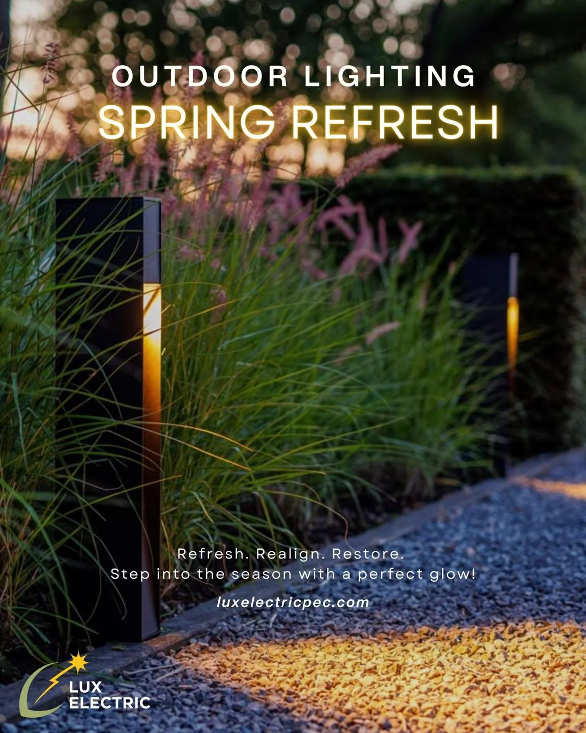 Spring is here &mdash; it&rsquo;s time to refresh your outdoor lighting! 🌷✨ After a long winter, your lights might need some TLC. Whether they&rsquo;ve been buried in snow, shifted by ice, or just need a tune-up, we&rsquo;re here to get everything b