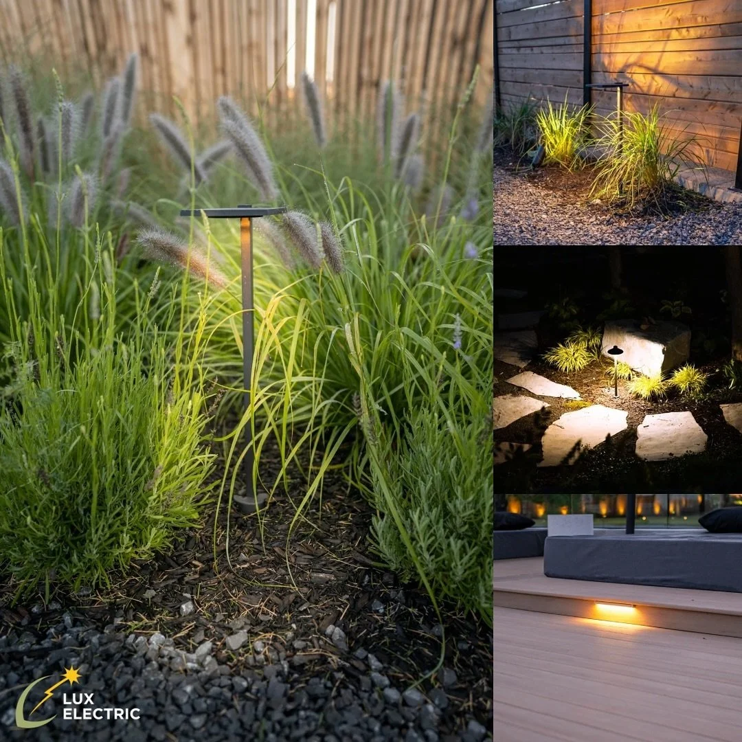 At Lux Electric, landscape lighting is one of our specialities, transforming outdoor spaces with beautifully designed and expertly installed lighting solutions 🌳 

But our expertise doesn&rsquo;t stop there - we offer a full range of electrical serv
