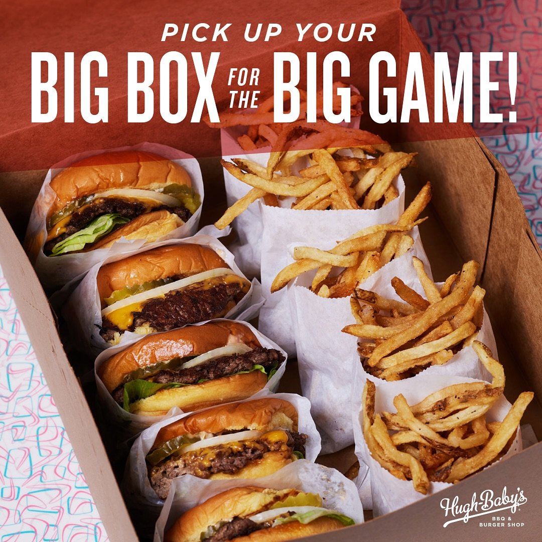 🏈 Game Day Grub = Handled! 

The BIG GAME calls for BIG FLAVOR, and our Burger Box has everything you need to feed your football crew! No cooking, no cleanup - just juicy burgers with fresh toppings to keep the party going. 

Pre-order online now to
