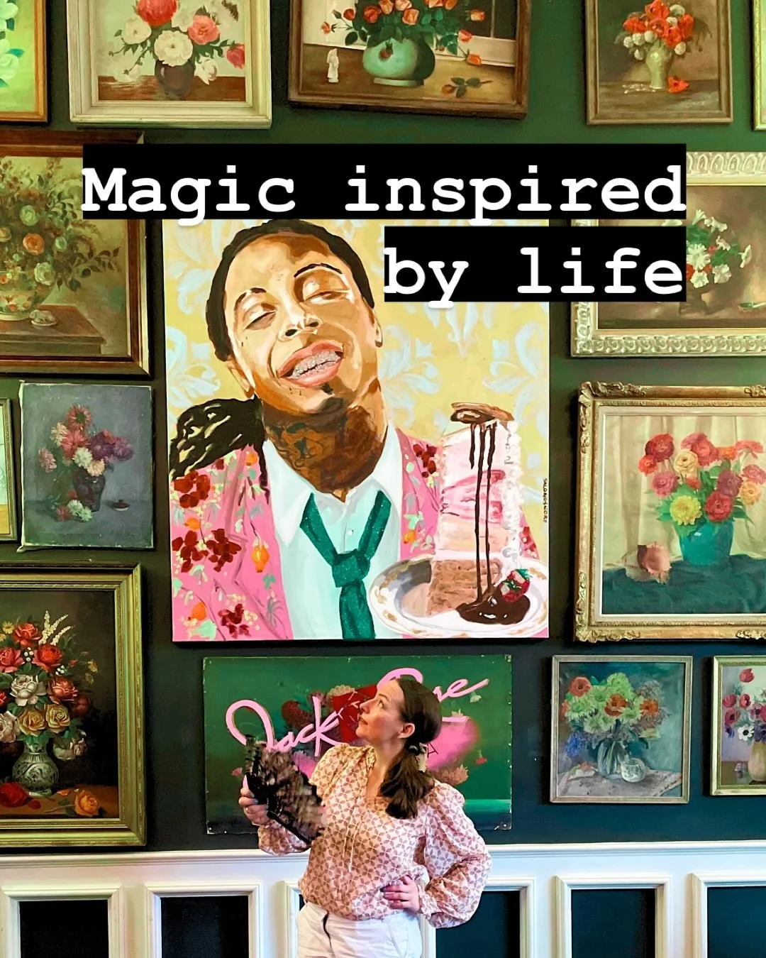 I just spent 4 days in a hotel with 1500 magicians. Vegas was cool, but a corporate gig brought me to New Orleans which was utterly inspiring. 30 years creating magic inspired by life. #floridamagician #create #corporateentertainer #artofmagic #femal