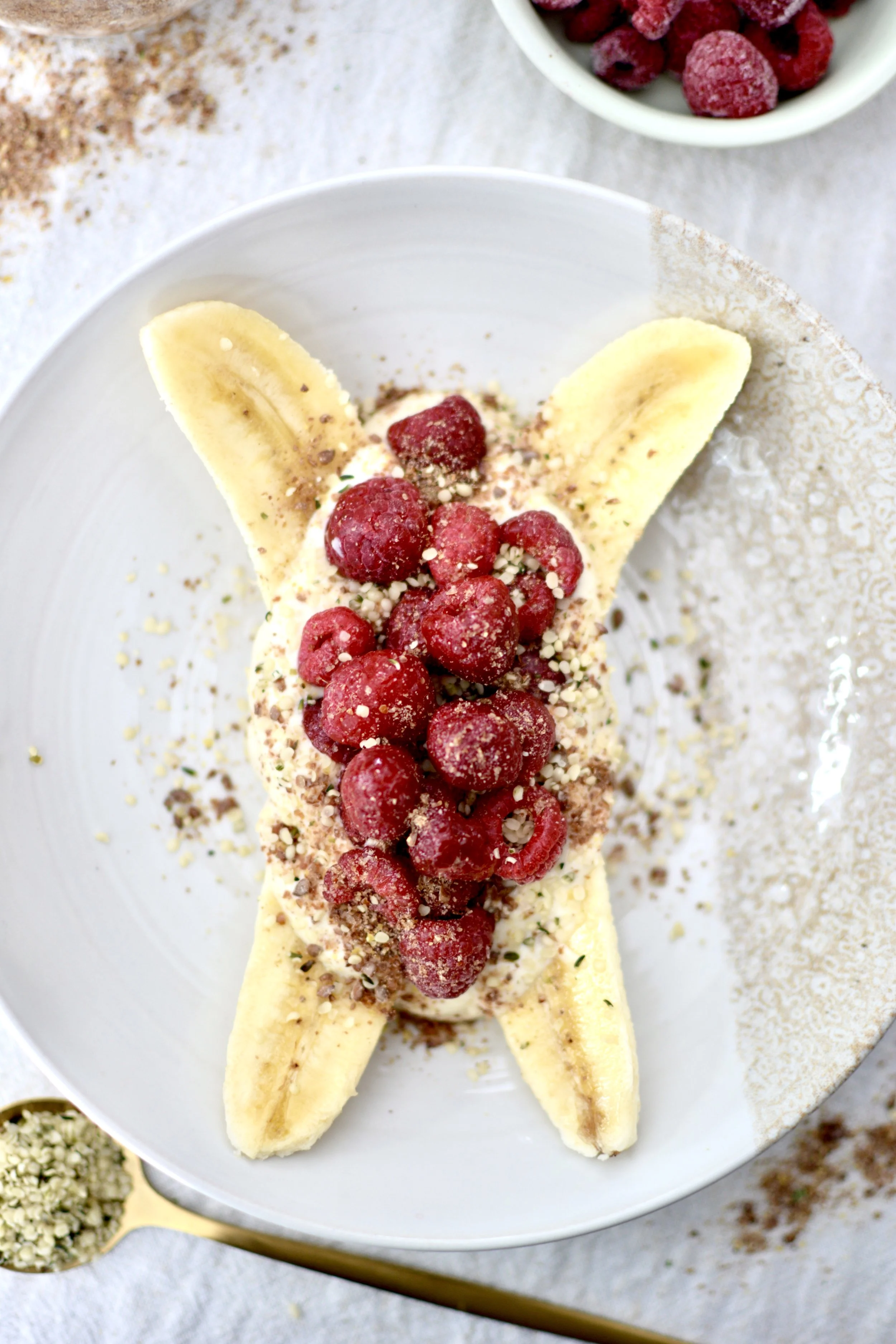 Banana split nutritif