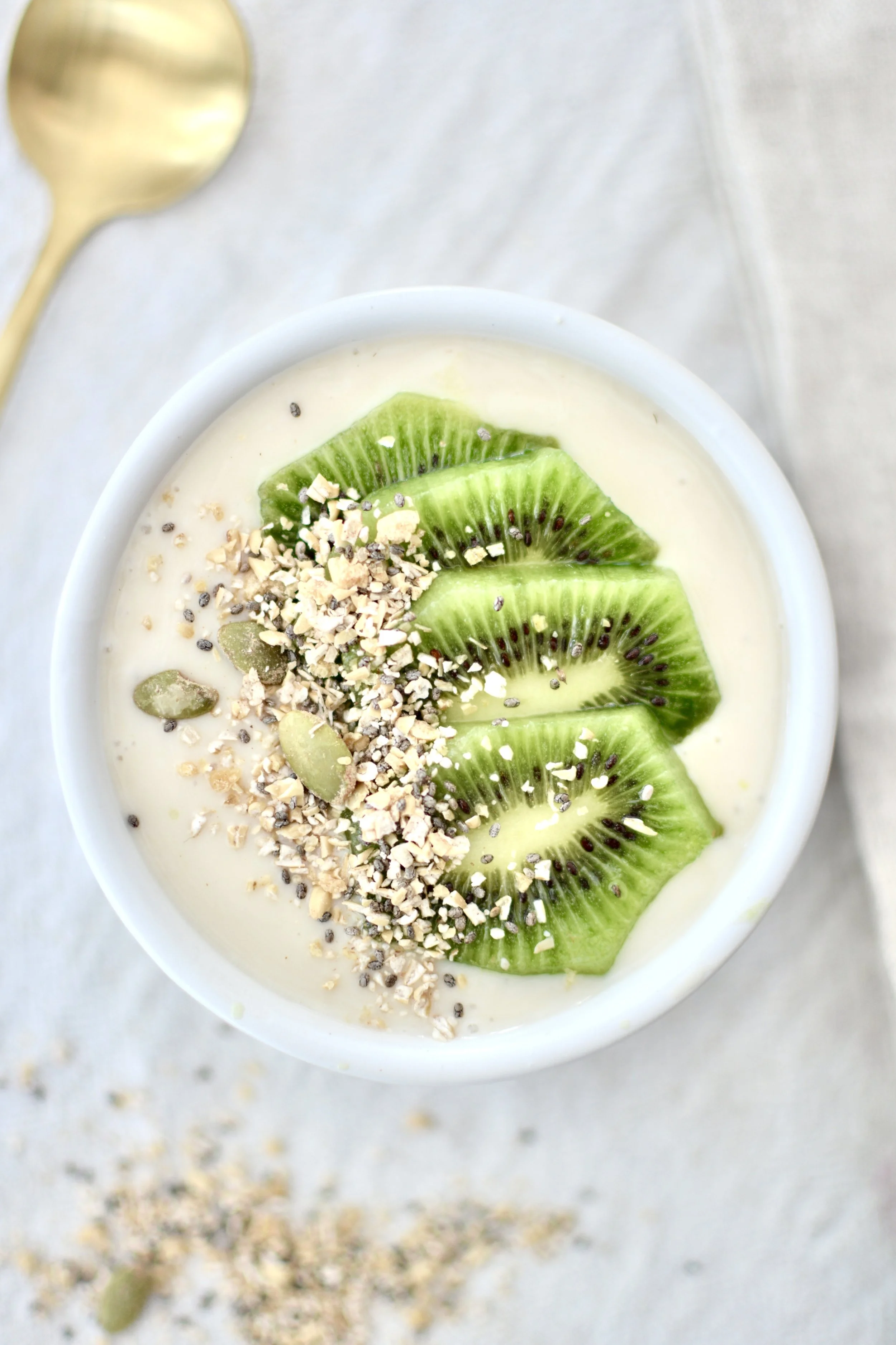 Yogourt végétal protéiné faible en gras