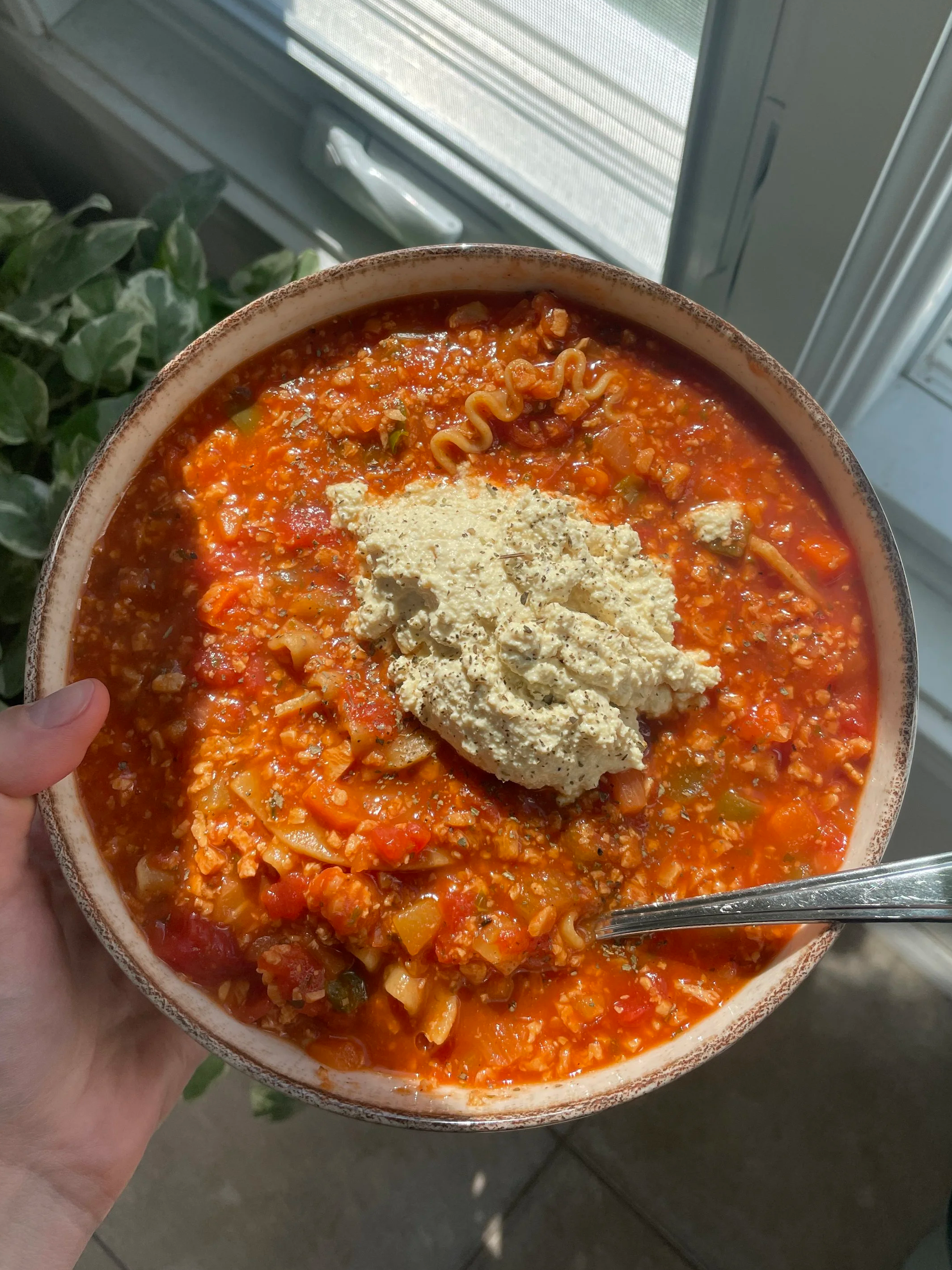 Lasagne one pot à la PVT avec ricotta au tofu