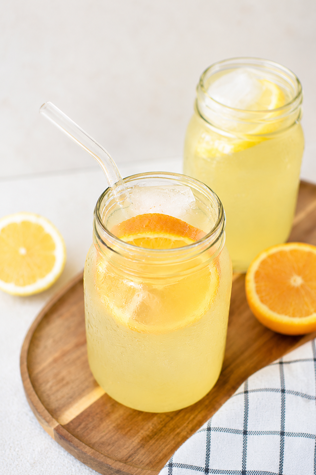Eau citron-orange rafraîchissante