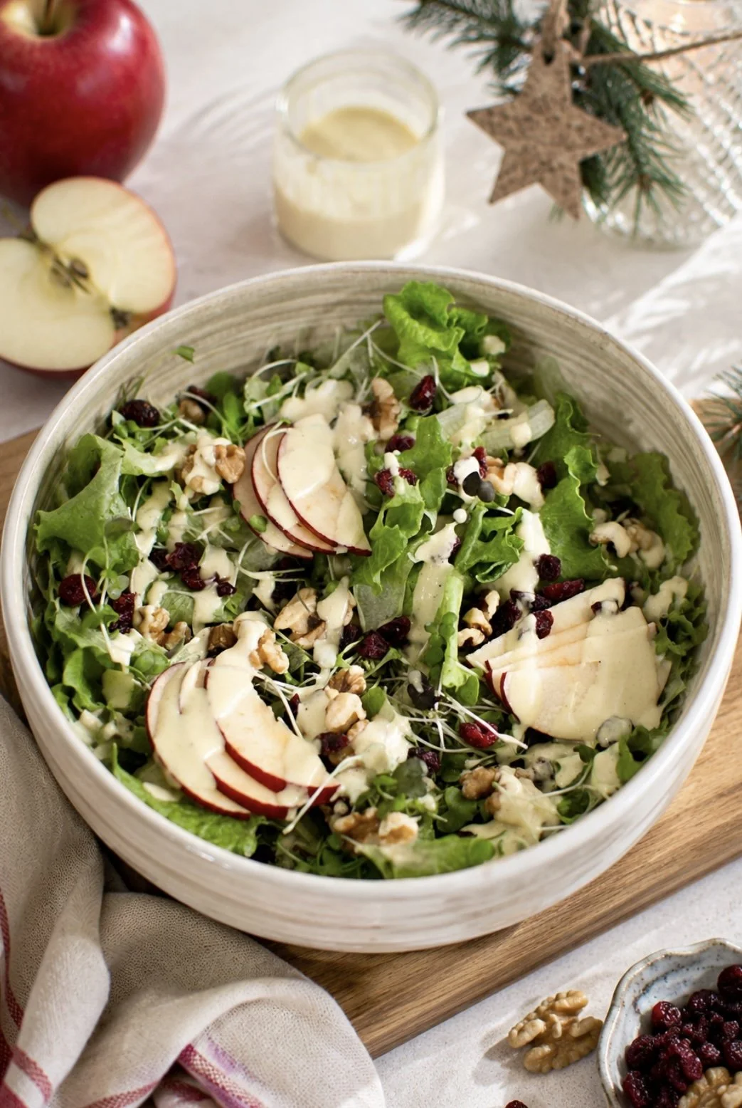 Salade verte festive