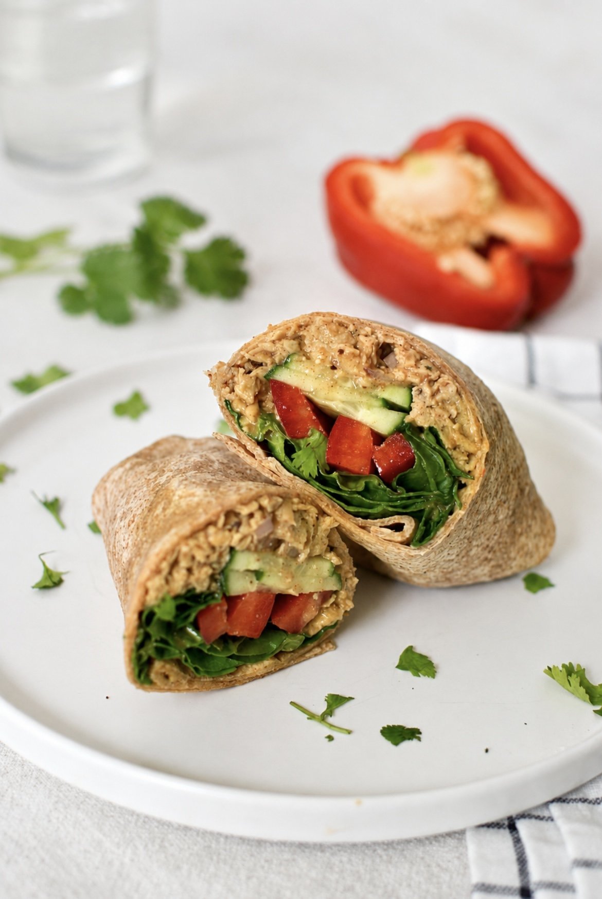 Wrap BBQ au tempeh
