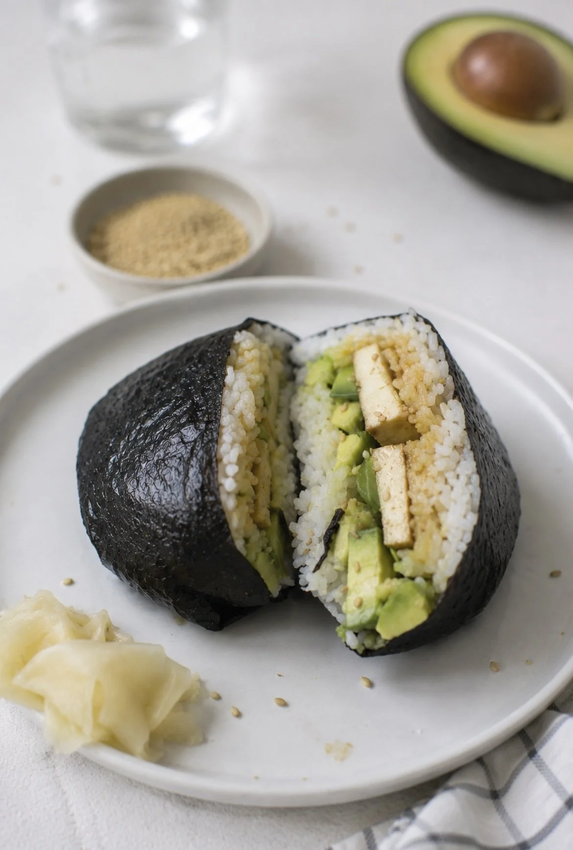 Sandwich sushi au tofu