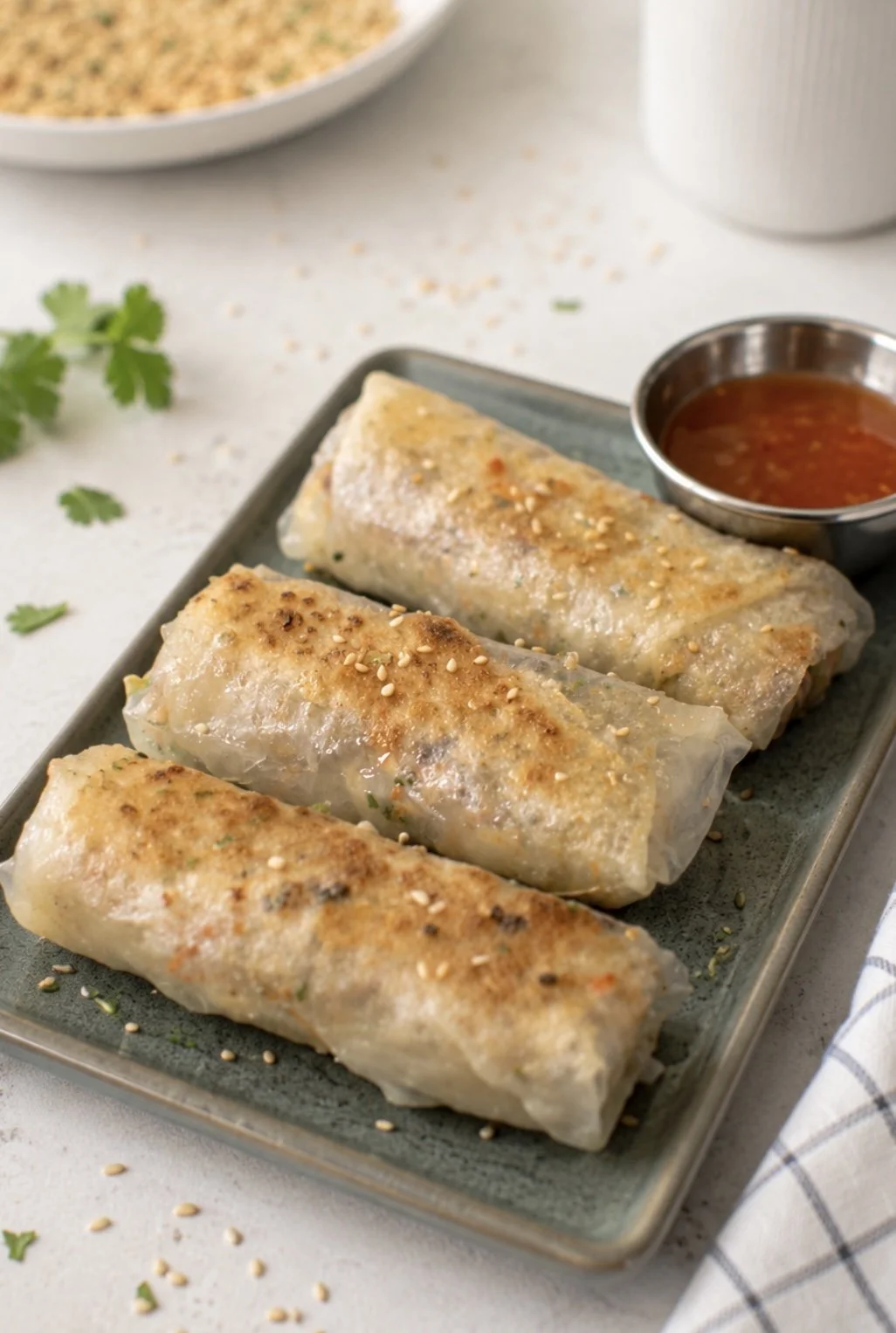 Rouleaux de printemps frits au tofu
