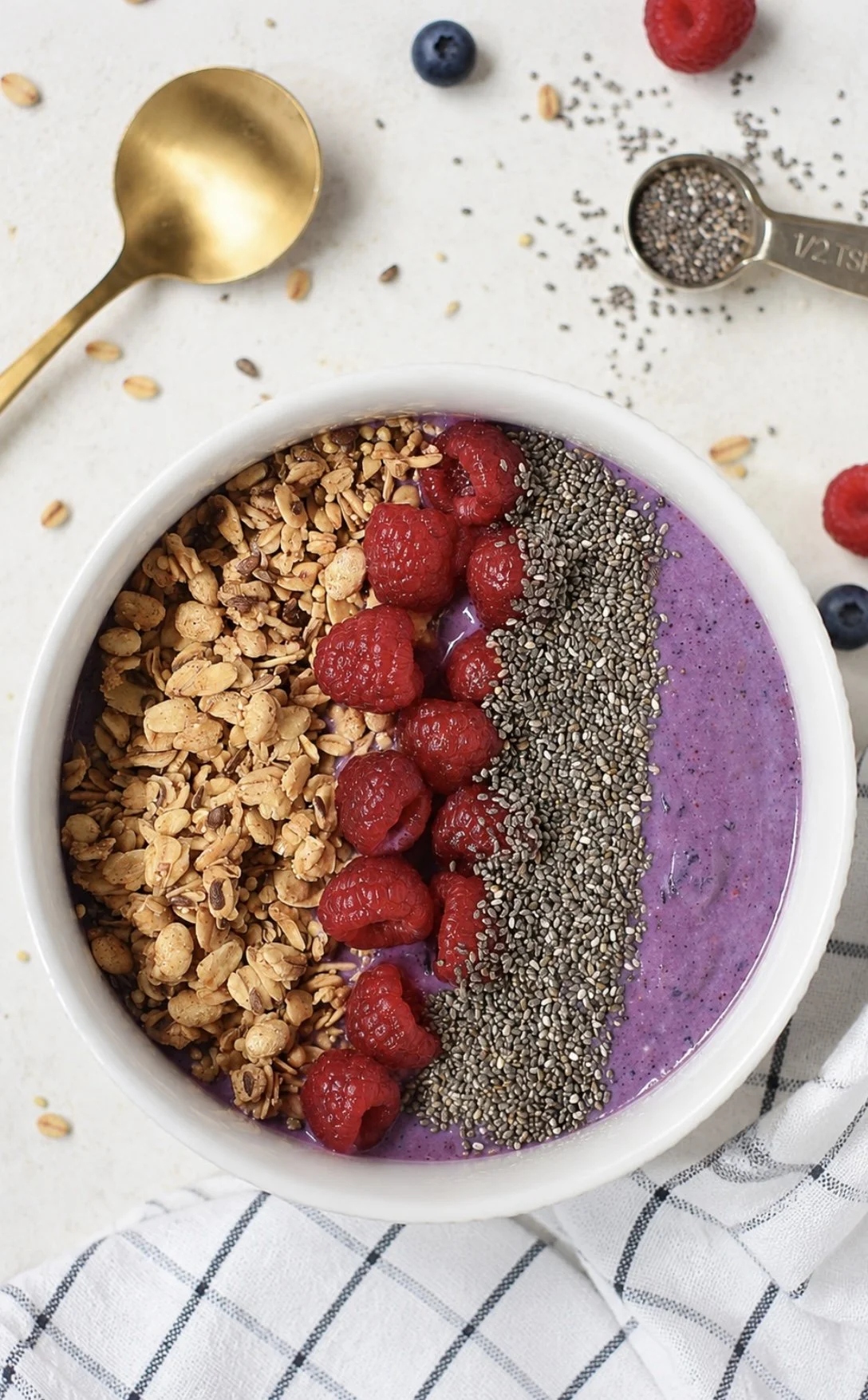 Bol smoothie protéiné aux baies
