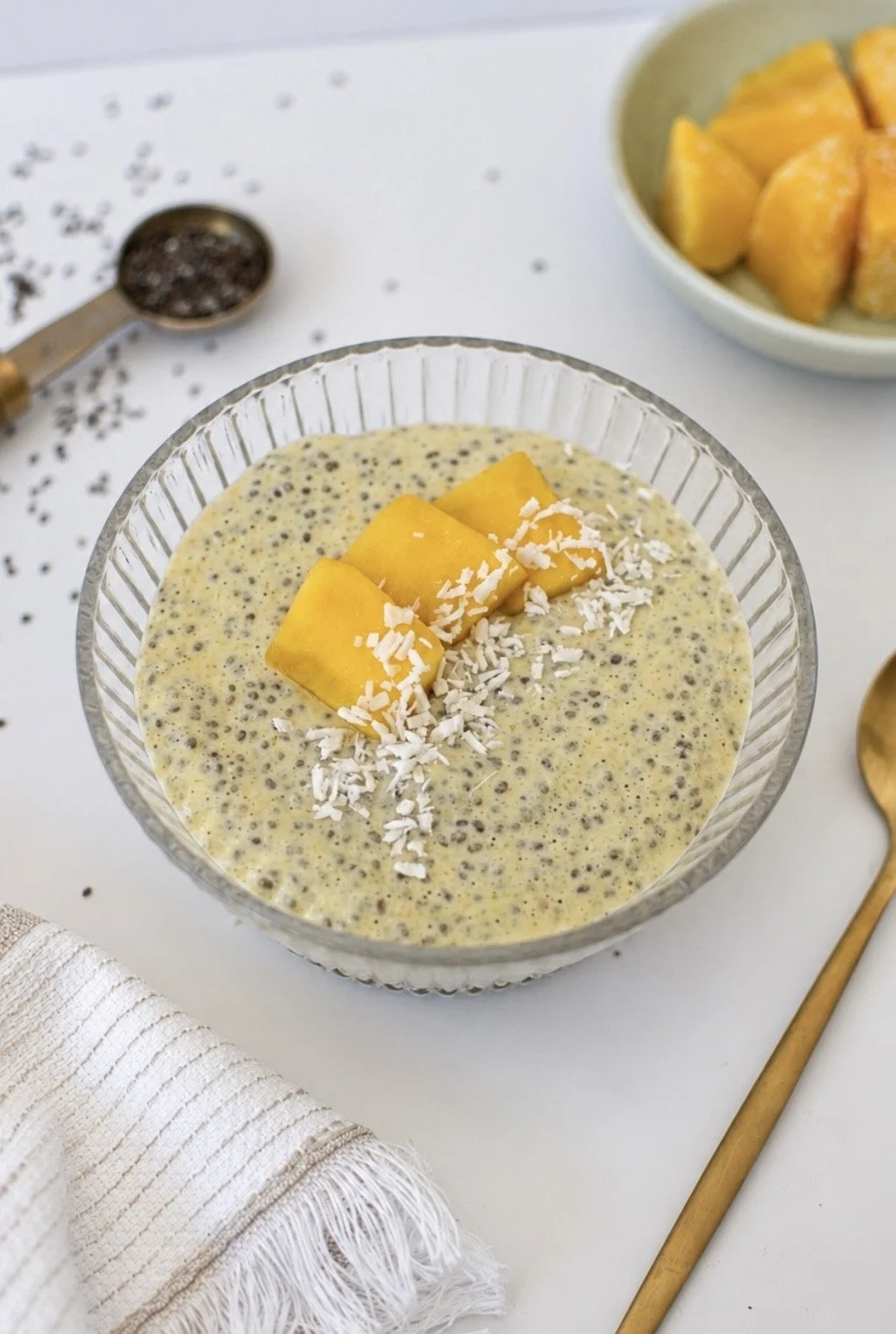 Pouding de chia mangue-coco