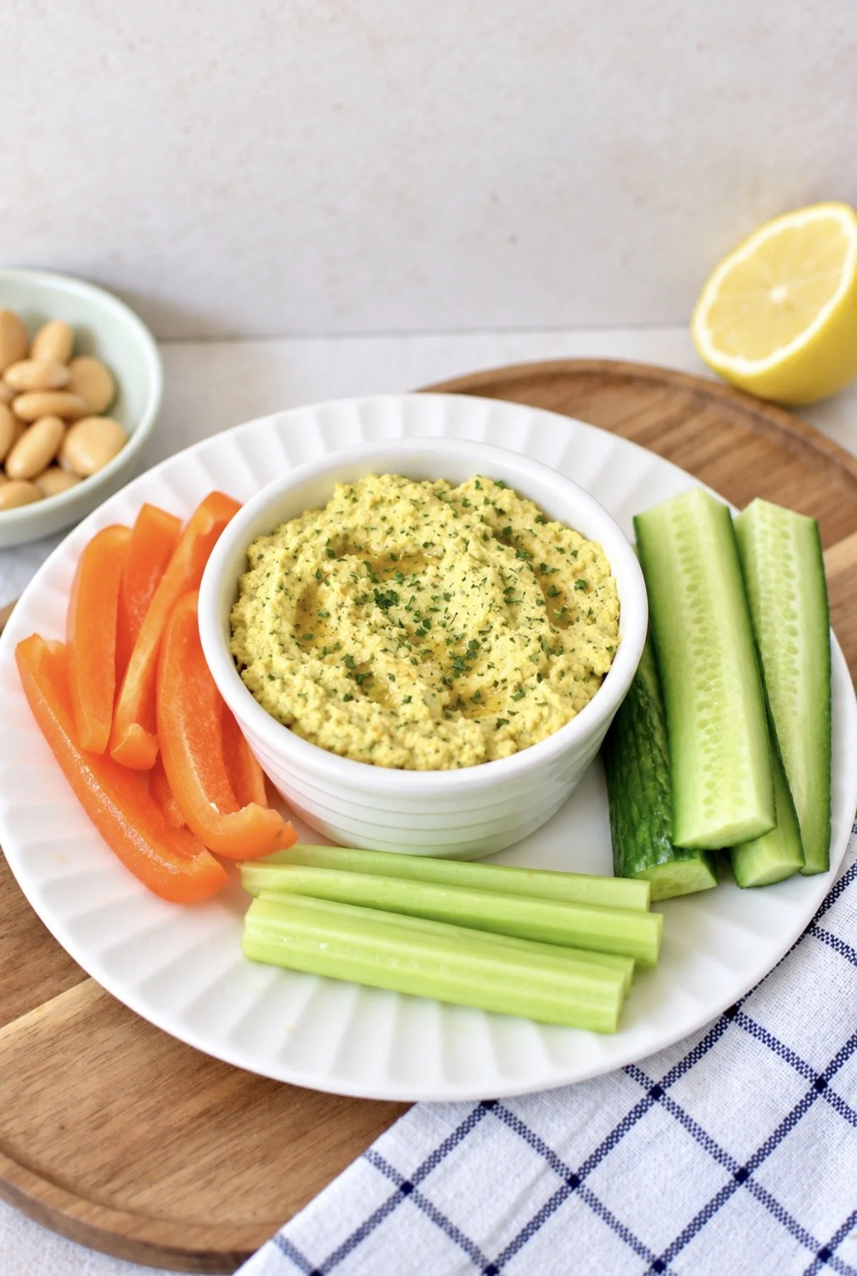 Houmous de lupins protéiné