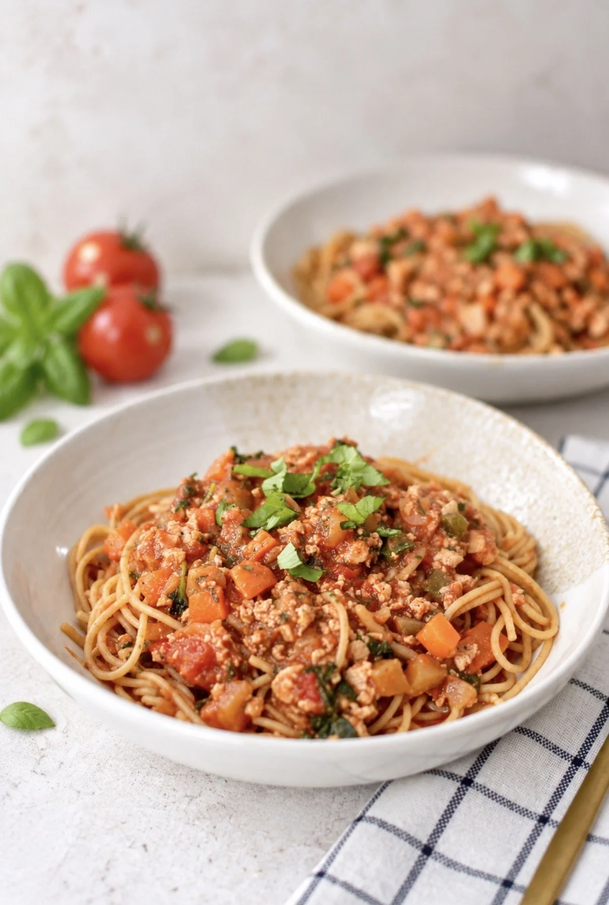 Spaghetti sans viande à la PVT