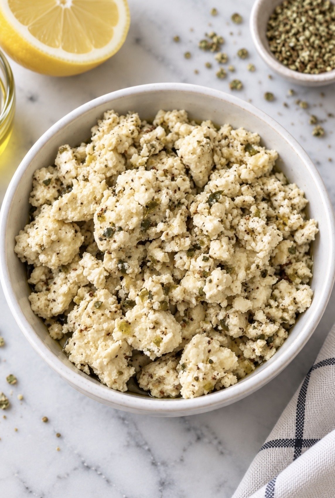 Tofu façon feta