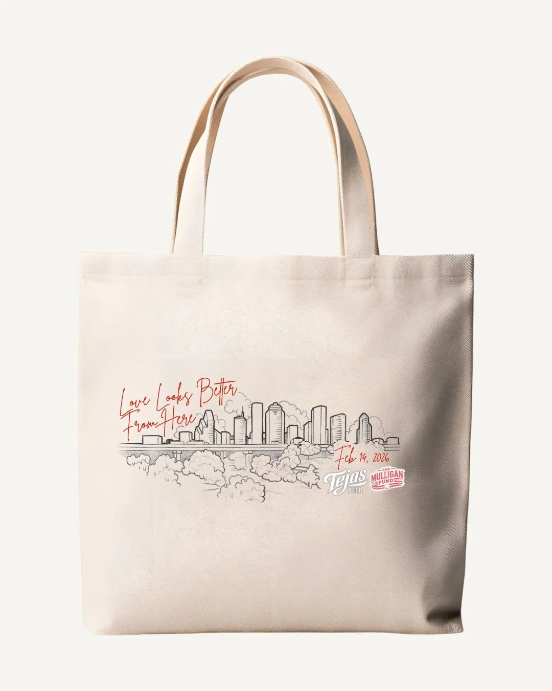 Love Looks Better From Here (tote)