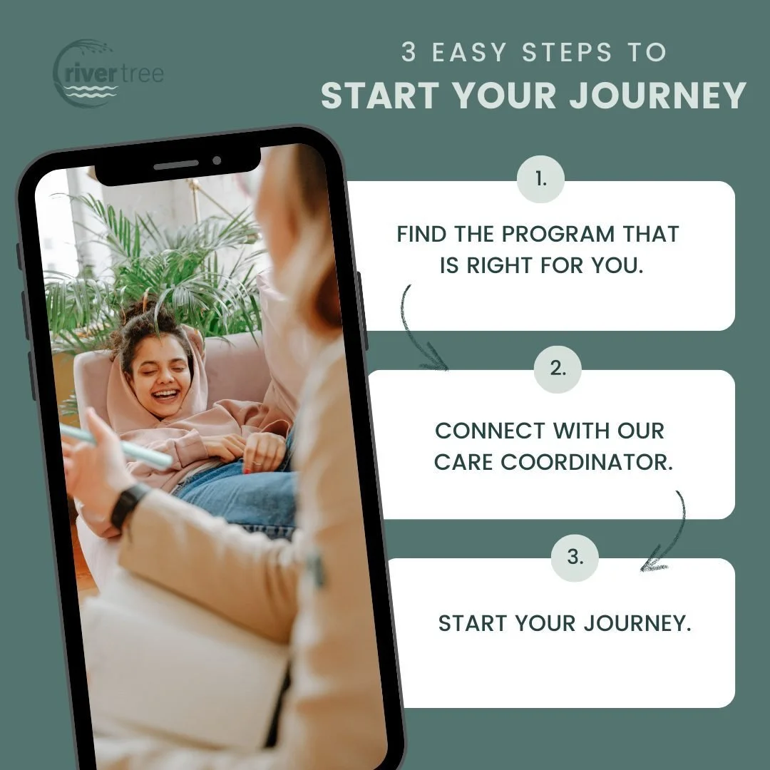 Start your journey, schedule a call today through filling out a form on our website (link in bio)📲

#rivertreecounselingcenter #rivertreecenter #counseling #murfreesboro #middletn #murfreesboroTN #gethelp #livewell #mentalhealthcare #youmatter #star