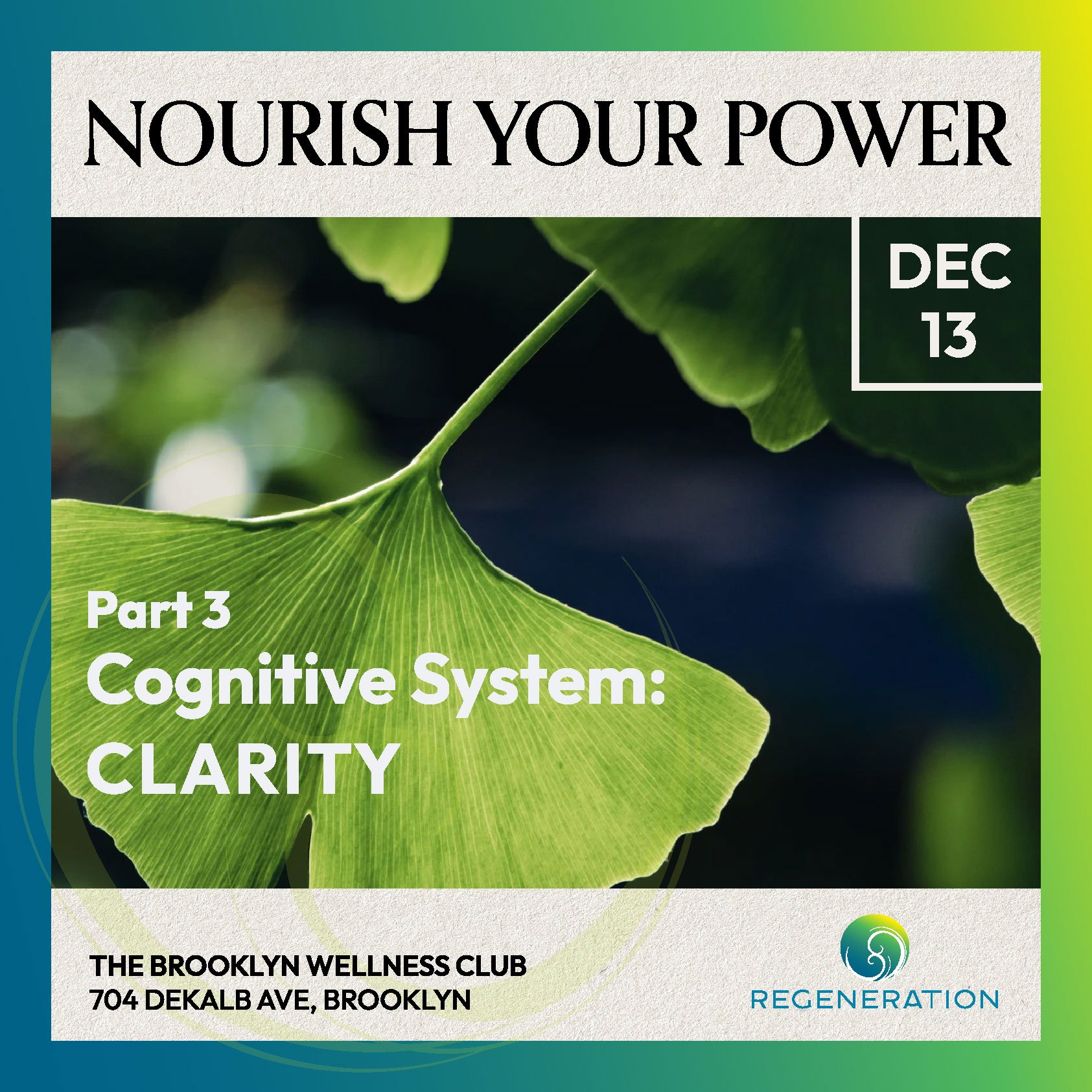 Nourish Your Power-Part 3
