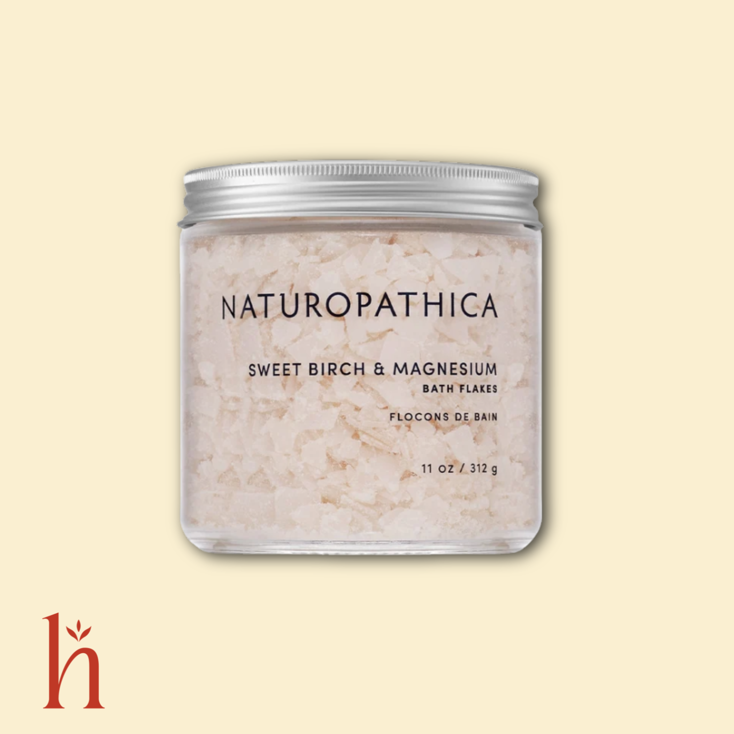 Naturopathica Sweet birch & Magnesium Bath Flakes