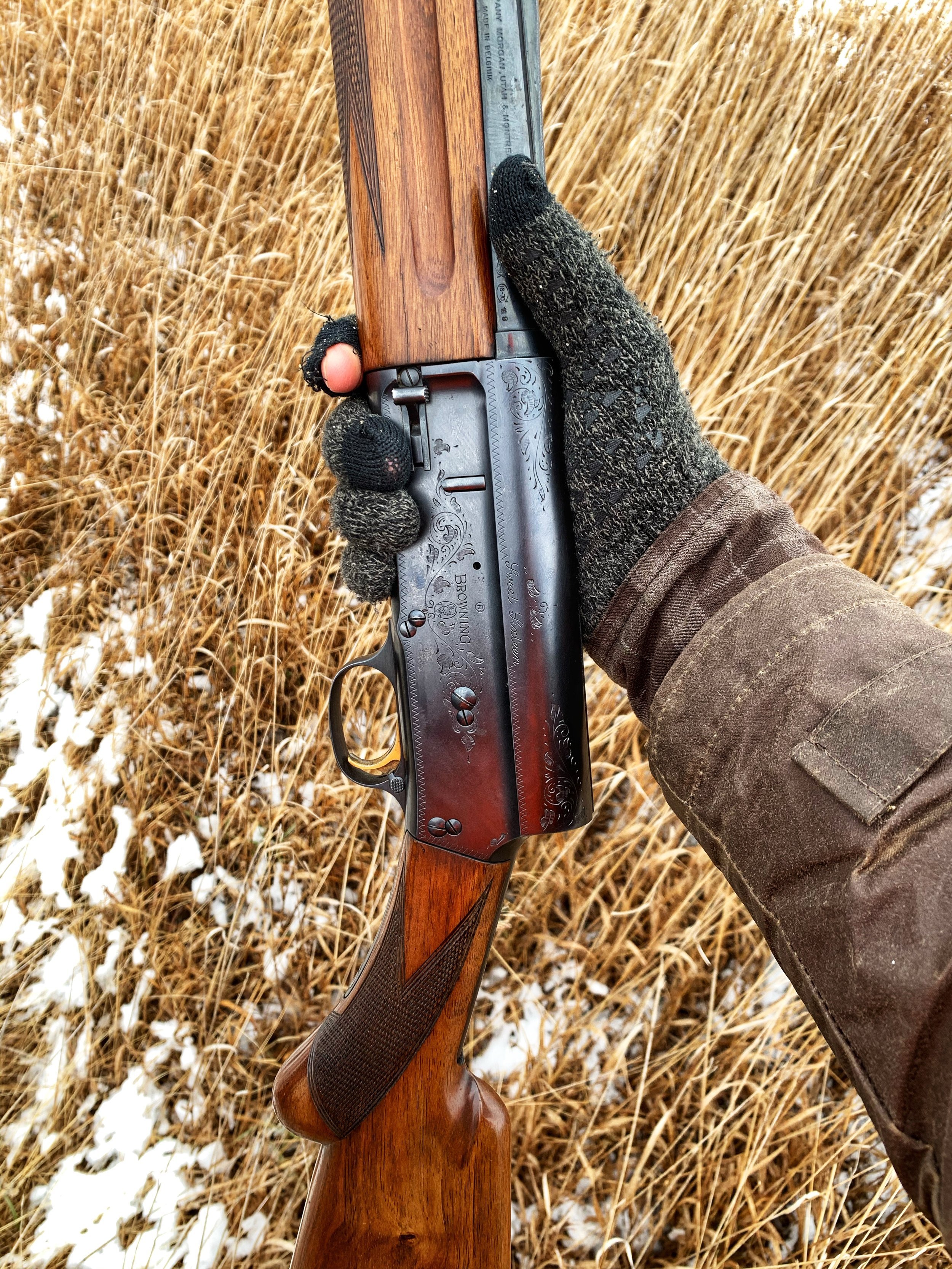 Sweet Sixteen at sixteen degrees while on a pheasant hunt in Kansas