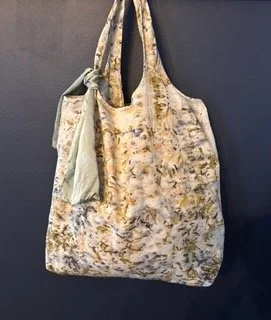 High frequency eco print tote bag