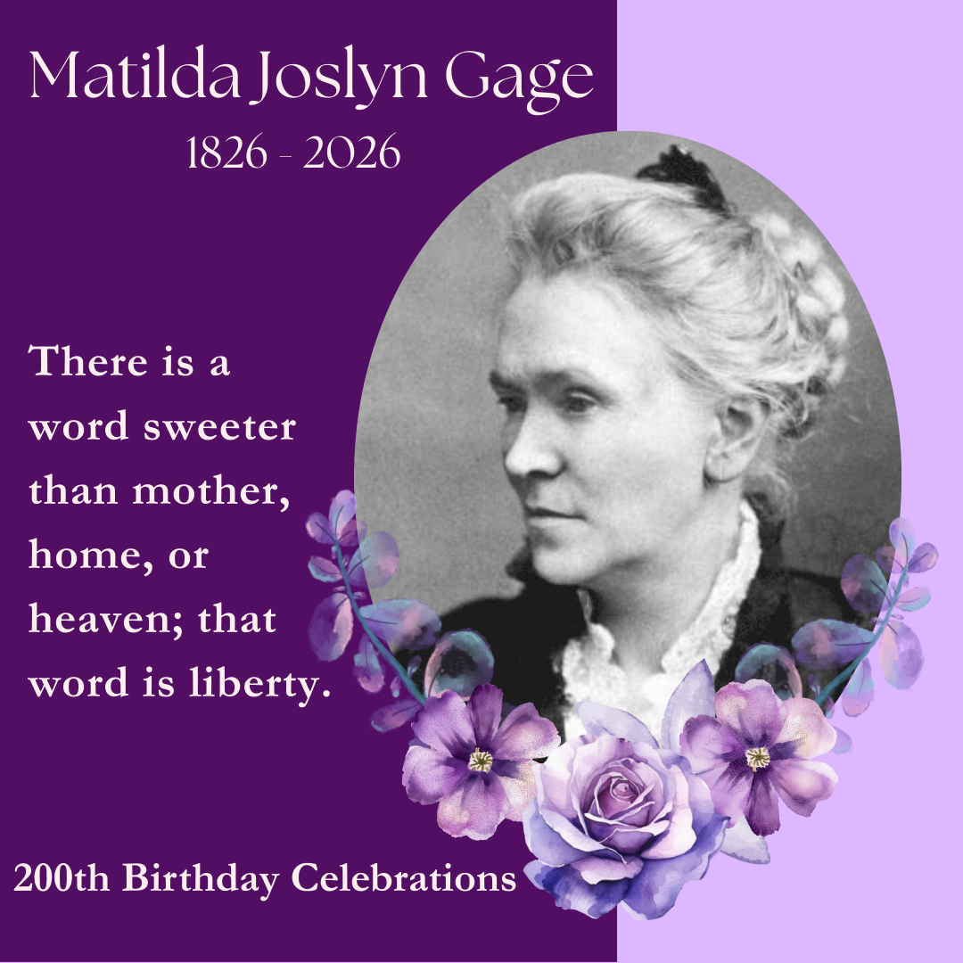 Matilda Joslyn Gage Historical Presentation