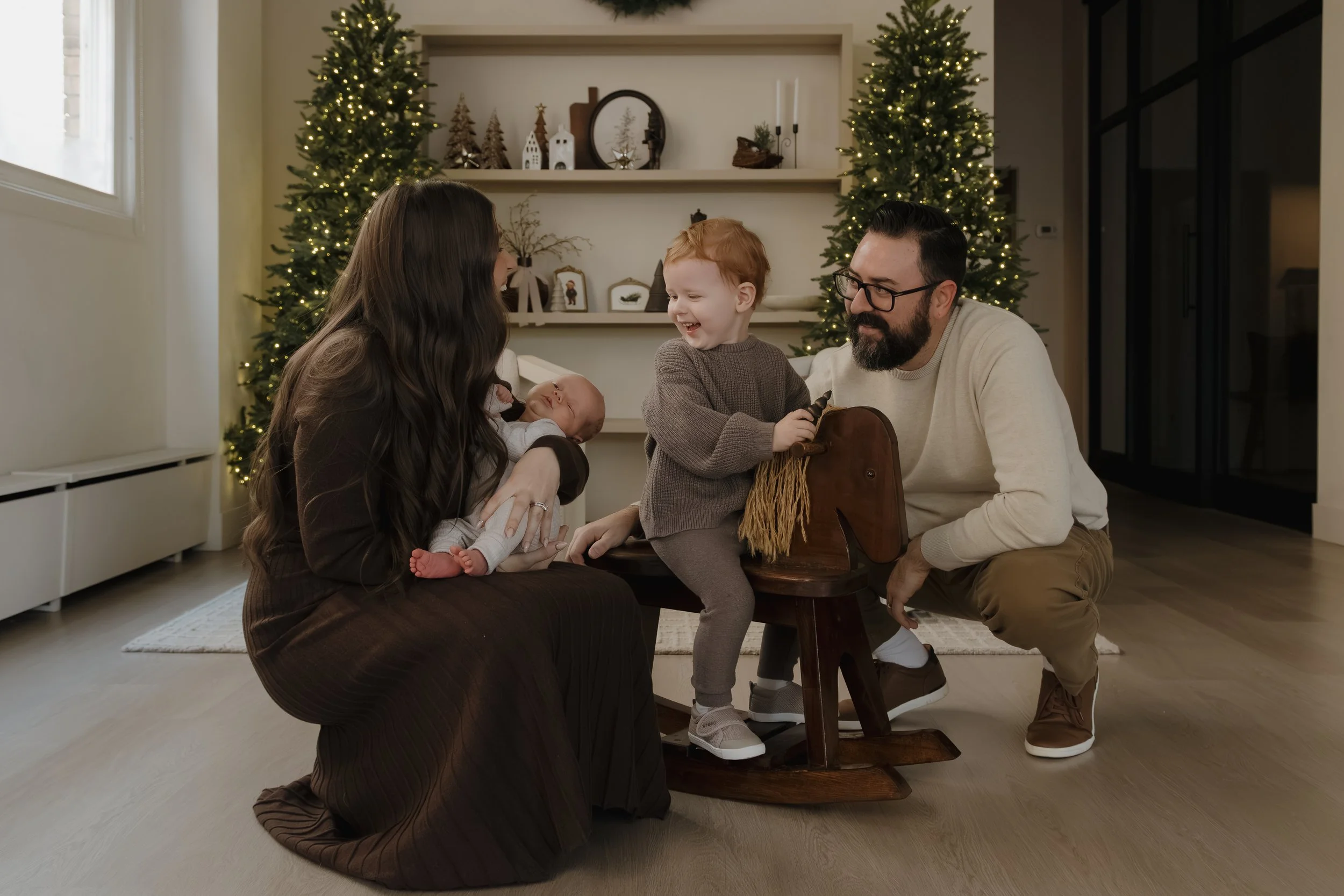Christmas family photos in Niagara