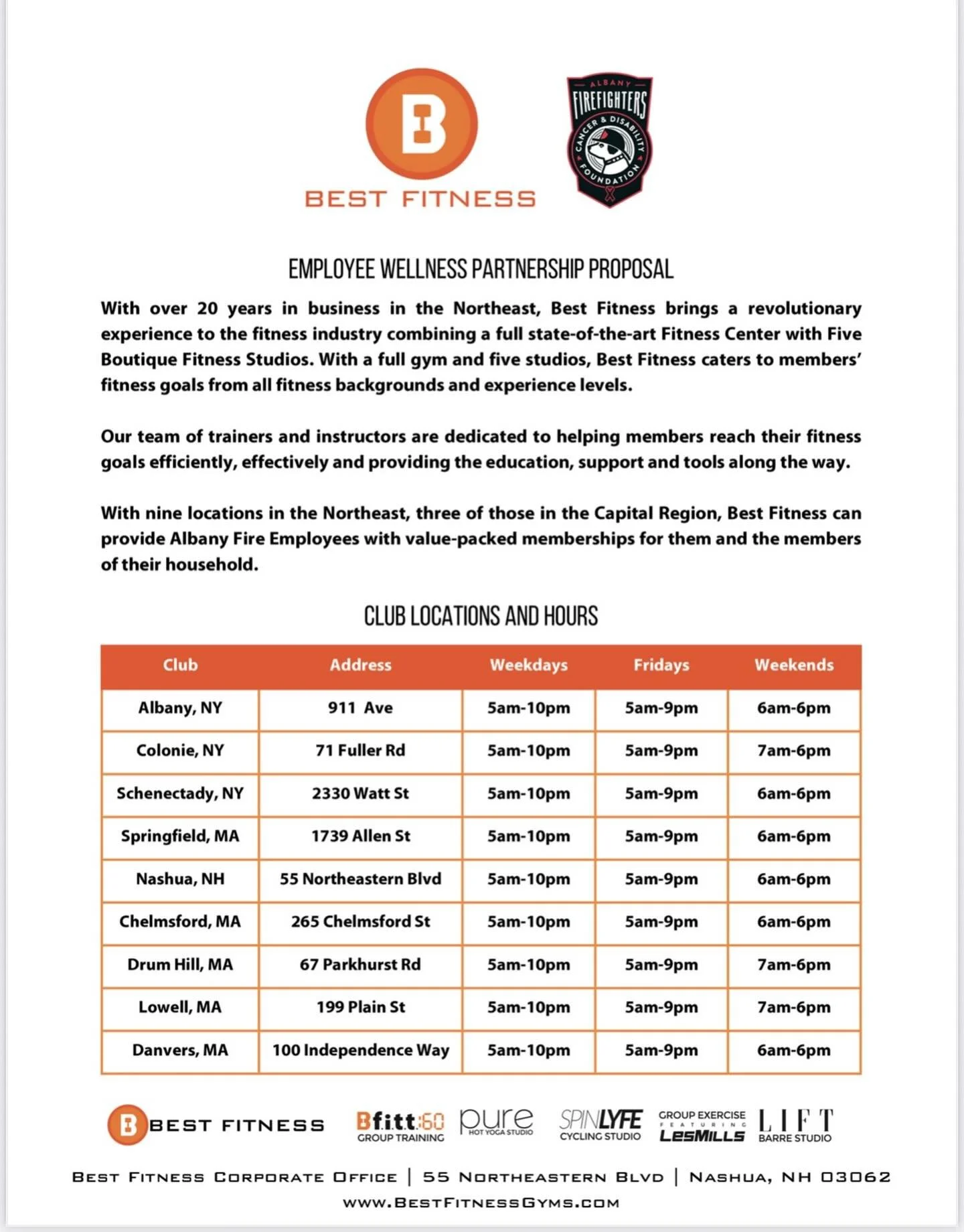 AFCDF Partners with Best Fitness to Promote Firefighter Wellness! 💪🚒

We&rsquo;re proud to announce that AFCDF has partnered with @bestfitnessclubs to support the health and well-being of our firefighters across the Capital District! Together, we&r