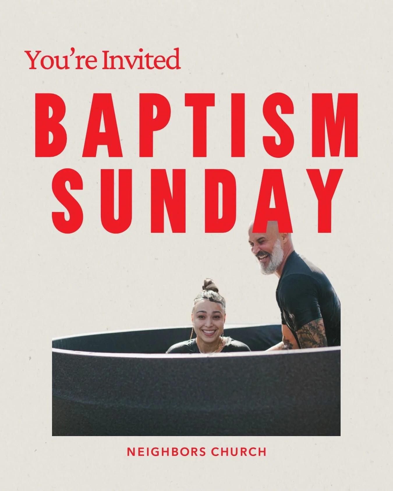Tomorrow will be extra special as we are celebrating baptisms! Come early for fellowship + cold brew from @thatgooddrip then afterwards, let's celebrate all together and enjoy a cupcake made by our very own @rosescakes_sd. 

We can't wait - see you t