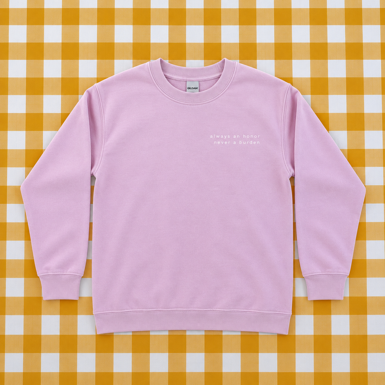 'Always An Honor' Crewneck Sweatshirt