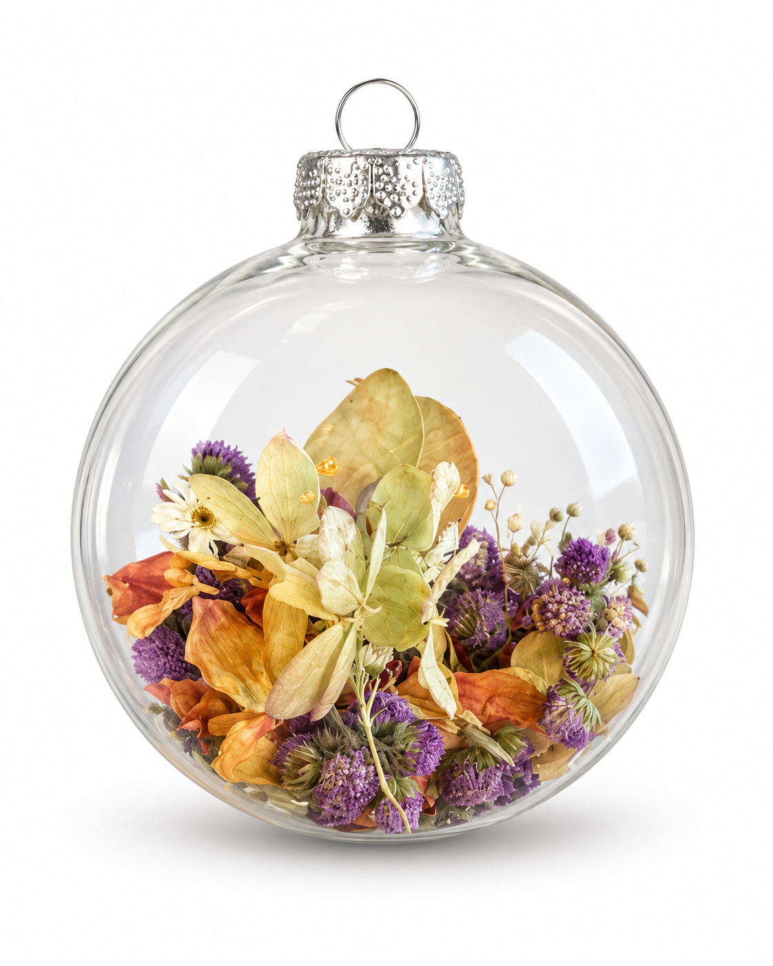 Dried Flower Christmas Tree Ornament