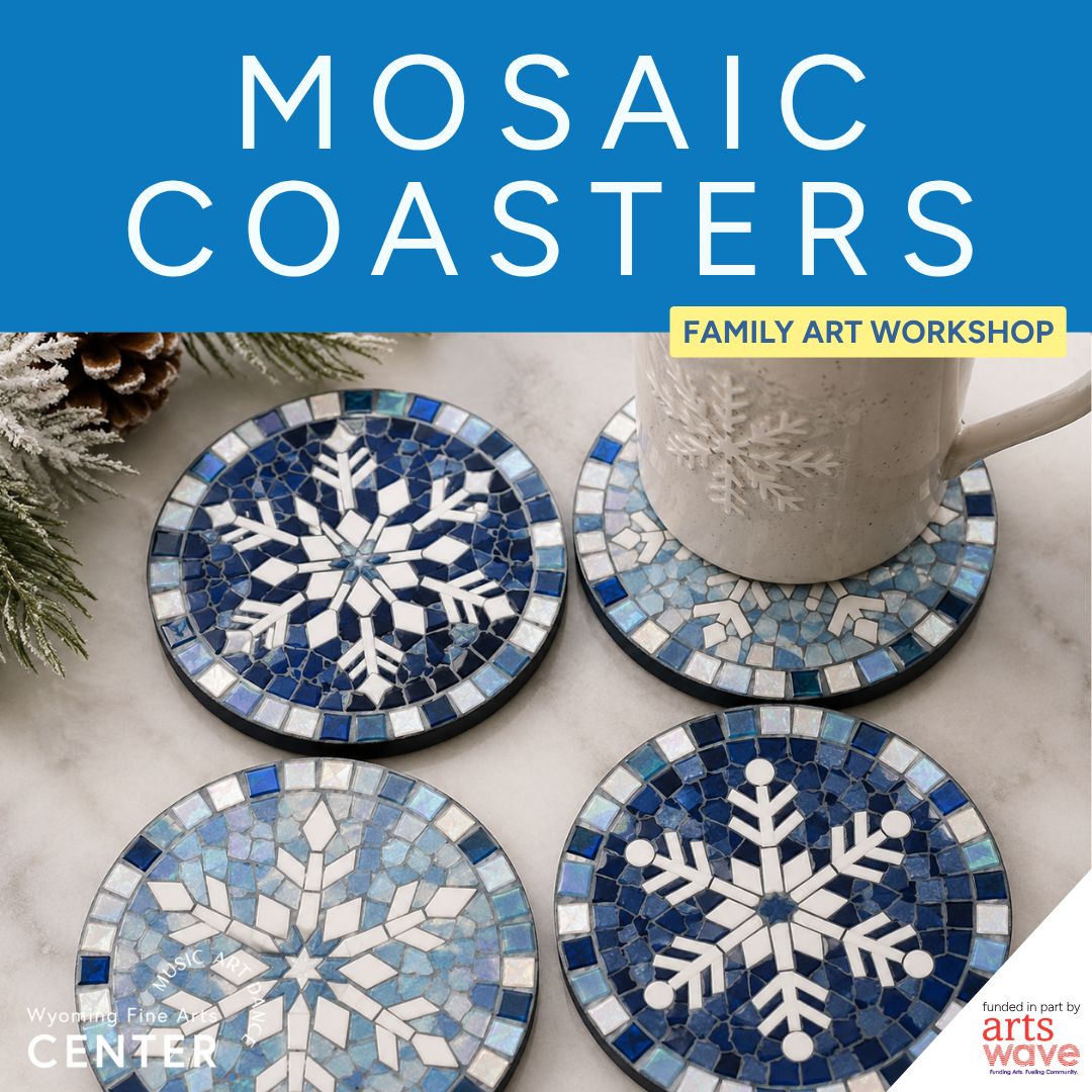 Holiday Mosaic Coasters Family Art Workshop (Dec 12)