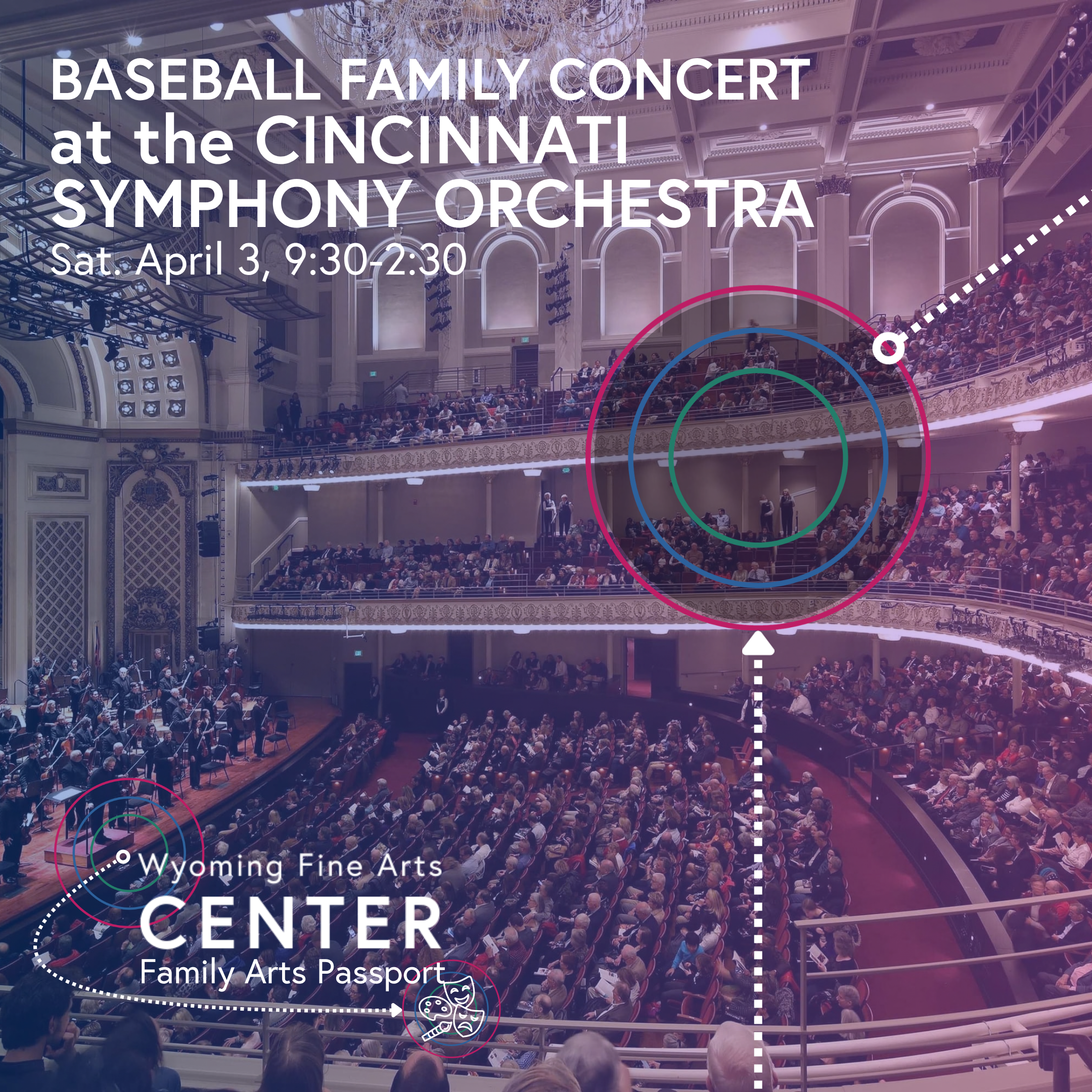 Family Arts Passport: April 3, Baseball Family Concert at the Cincinnati Symphony Orchestra