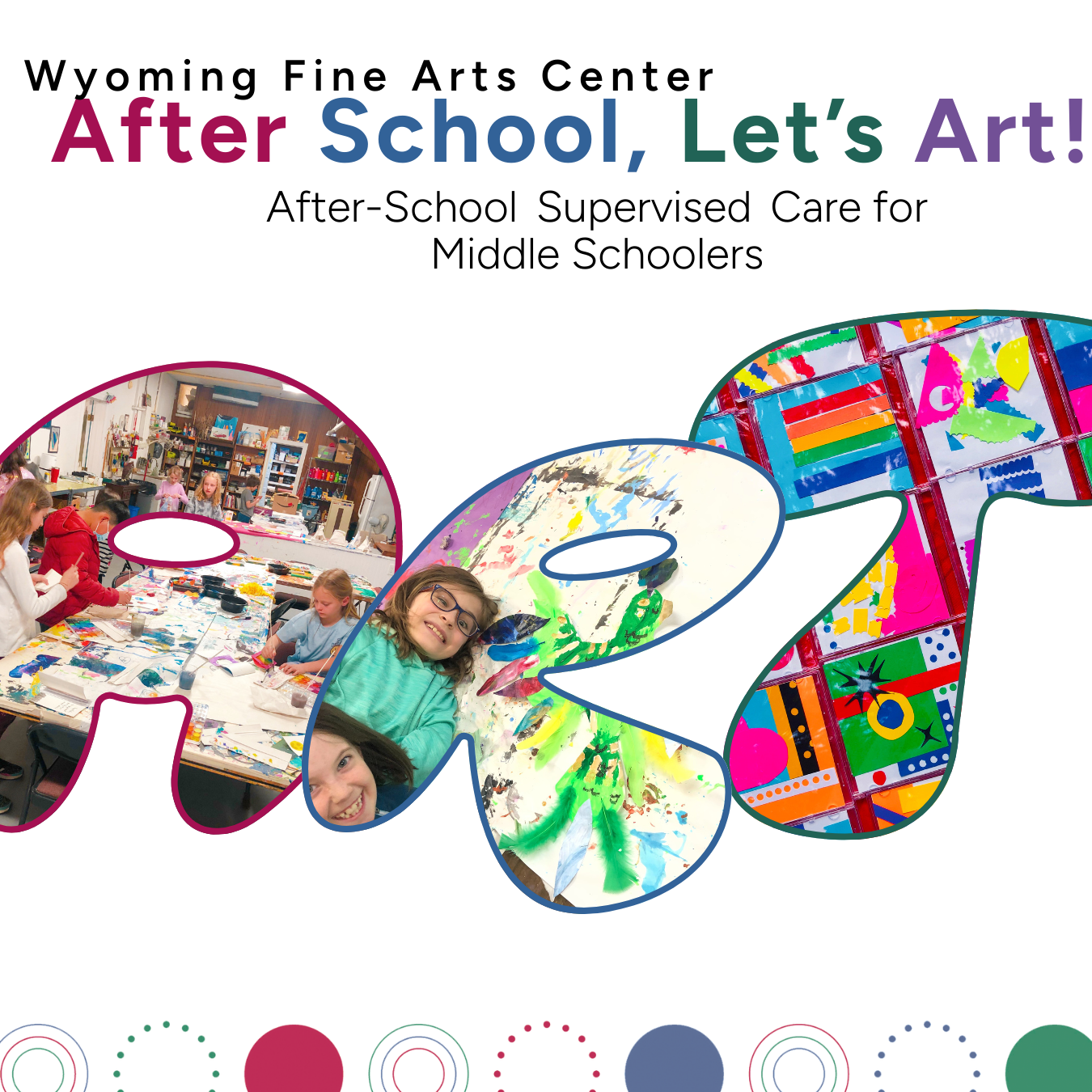 After School, Let's Art! (Spring 2026) Supervised care for your middle schoolers