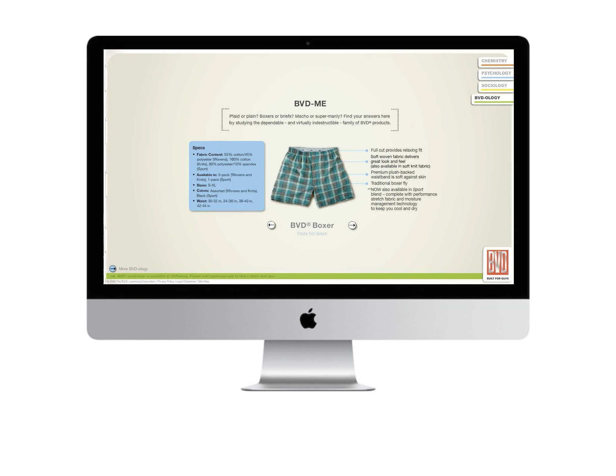 The MANual by BVD Website