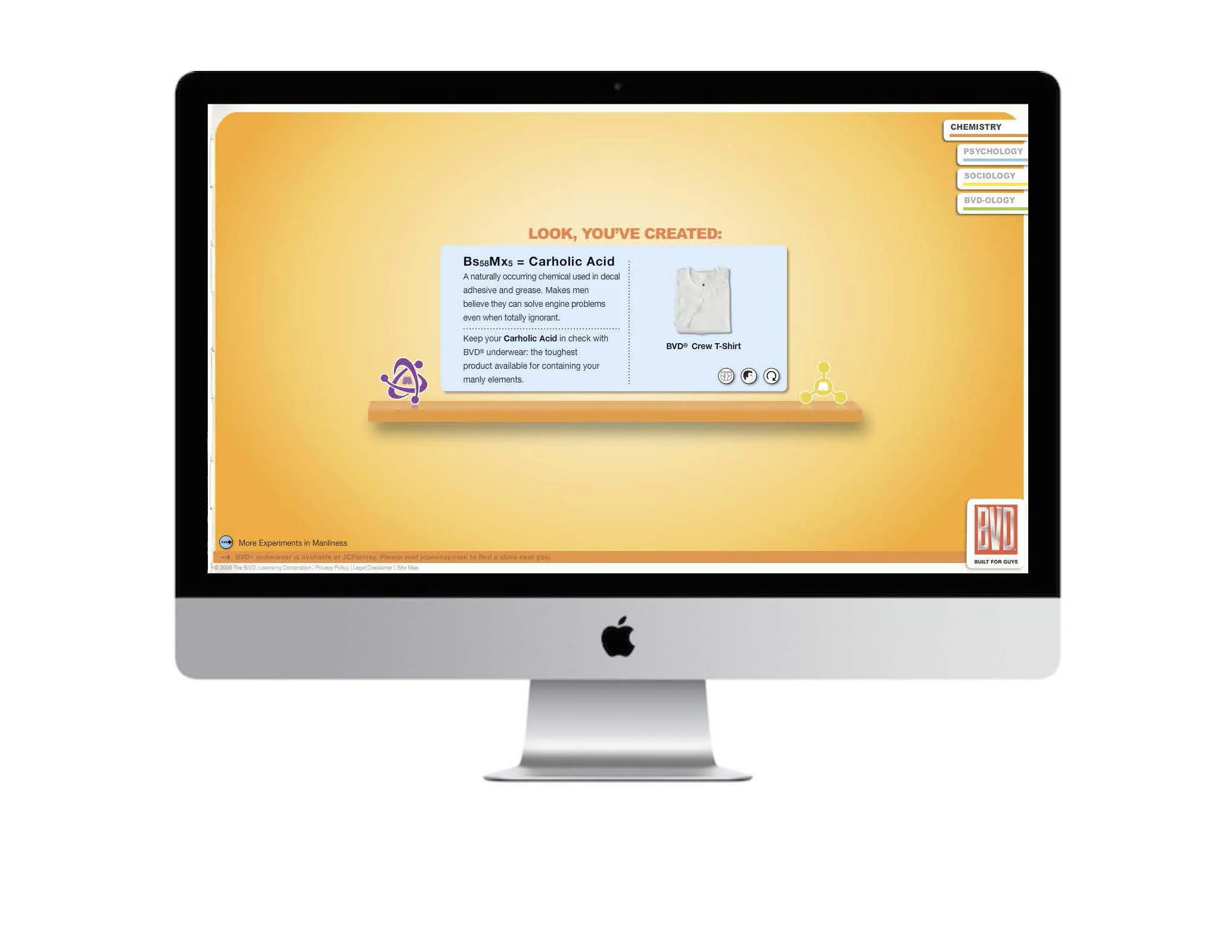 The MANual by BVD / Website