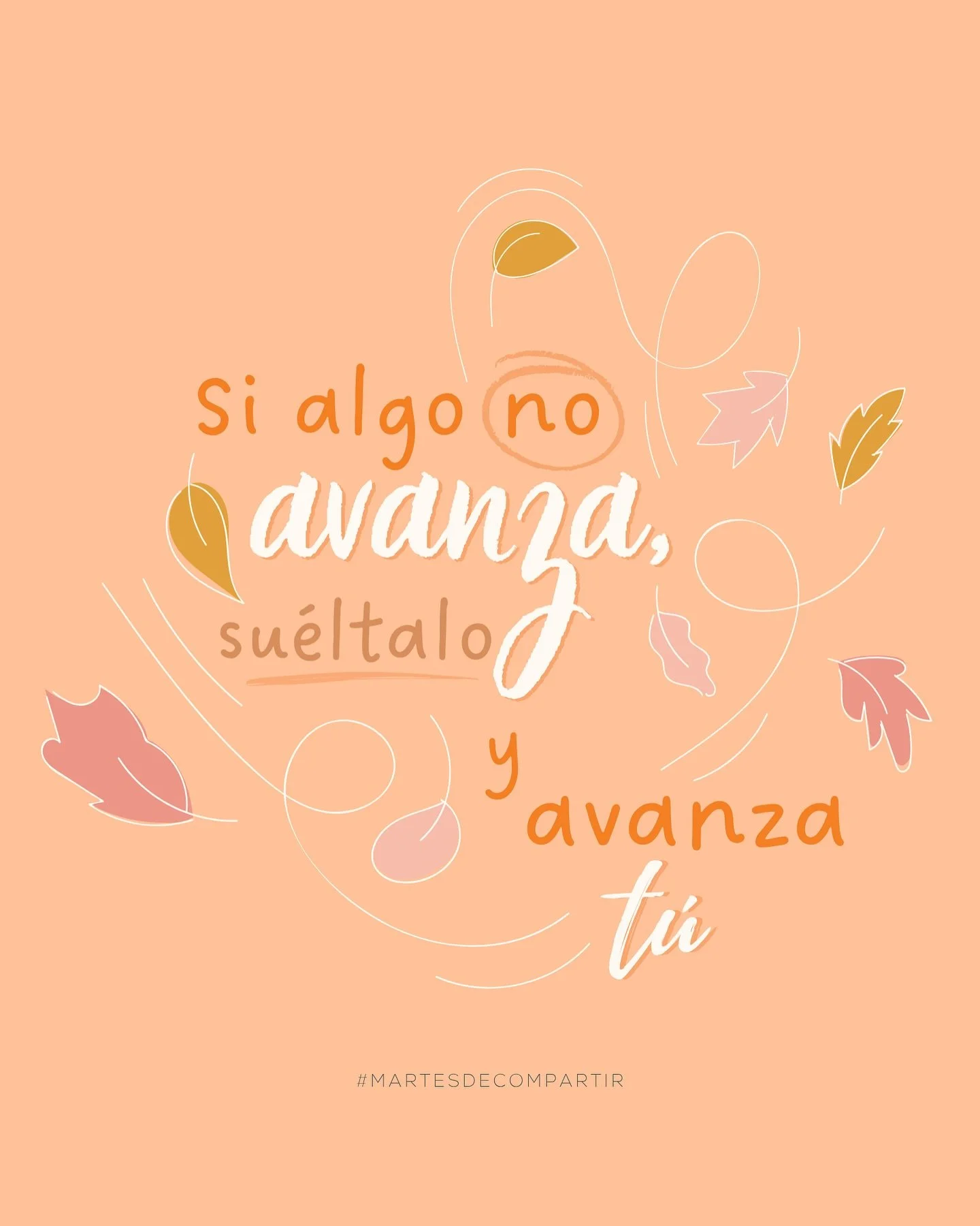 Hay momentos en los que soltar no es rendirse, sino confiar. 🍃

Soltar lo que nos frena, lo que ya cumpli&oacute; su prop&oacute;sito, lo que no fluye&hellip; para poder avanzar m&aacute;s ligeras. 🍂

A veces cuesta, porque soltar tambi&eacute;n es