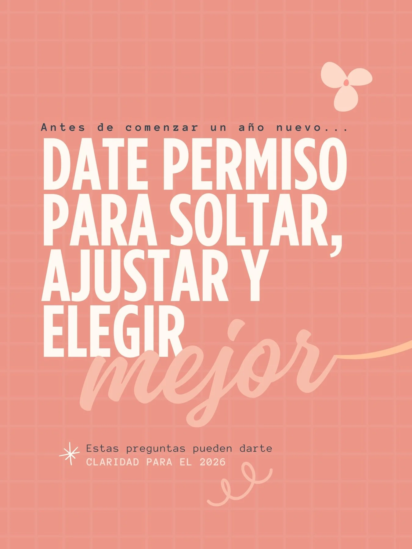 Cerrar un a&ntilde;o no siempre significa tenerlo todo claro.
A veces, es simplemente atreverte a mirar con honestidad qu&eacute; ya no quieres seguir cargando.

No todo lo que funcion&oacute; una vez tiene que quedarse.
No todo lo que pesa merece ir