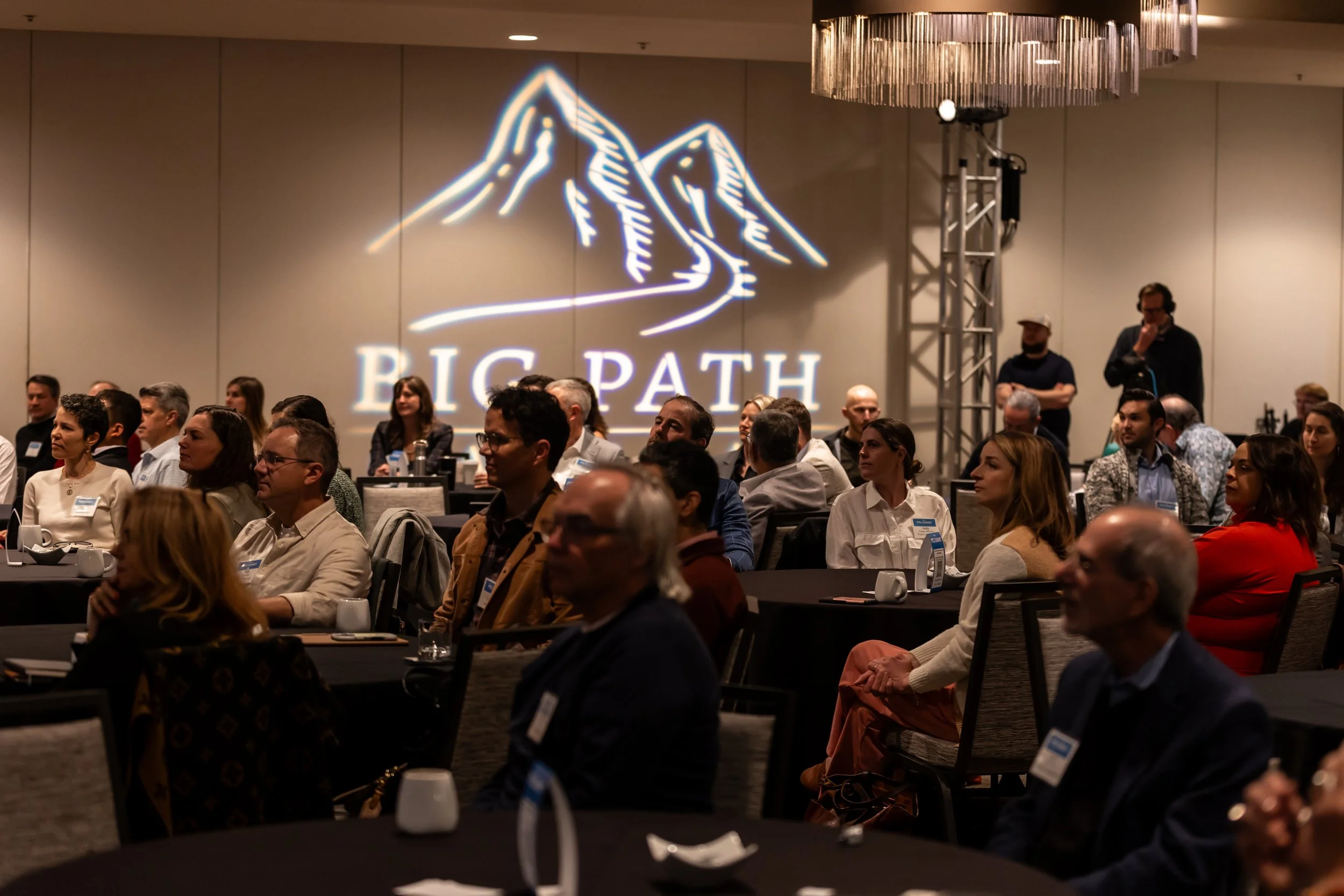 Audience seated at a Big Path e