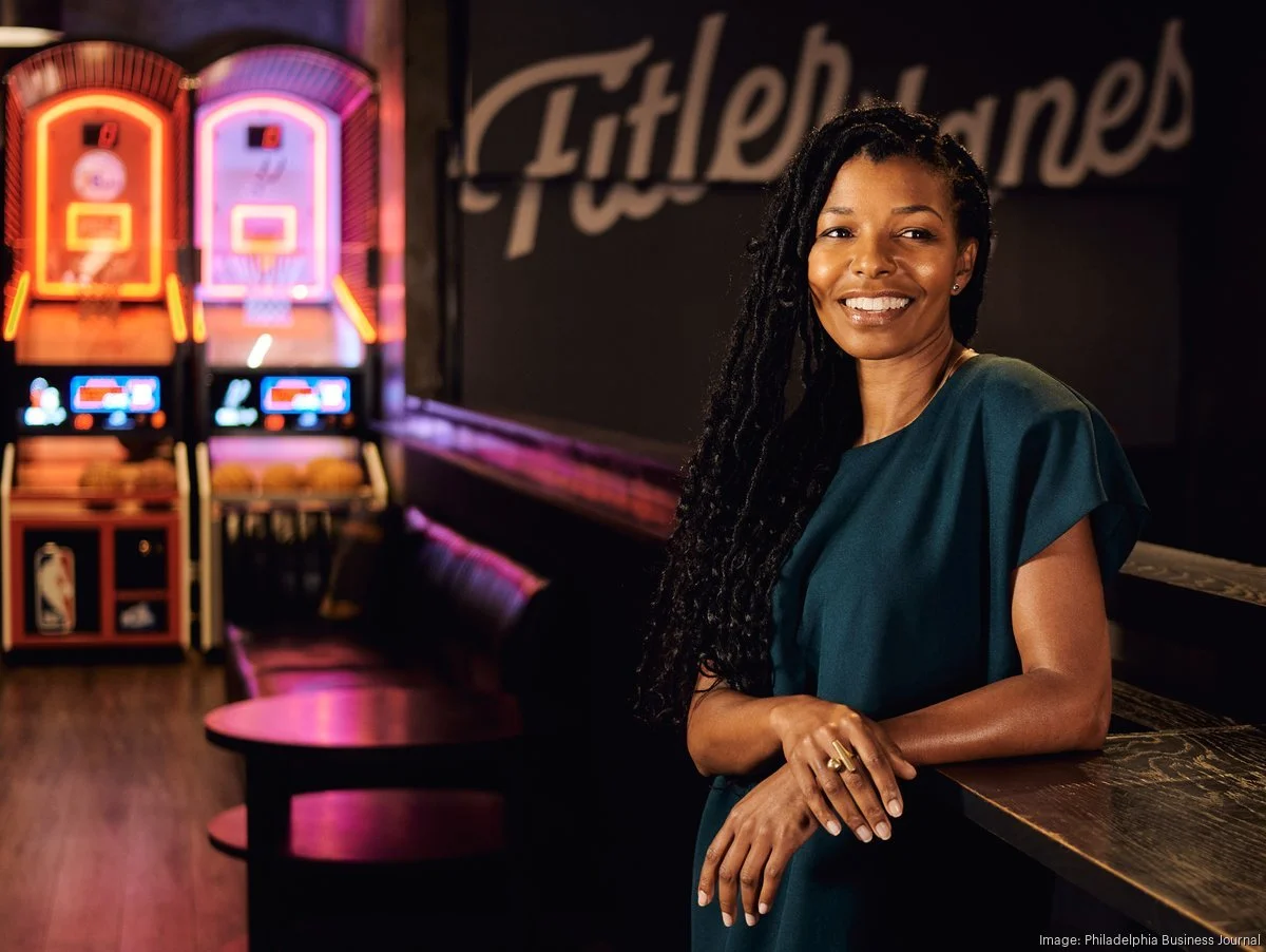 Kimberly McGlonn portrait at Philadelphia Business Journal feature location