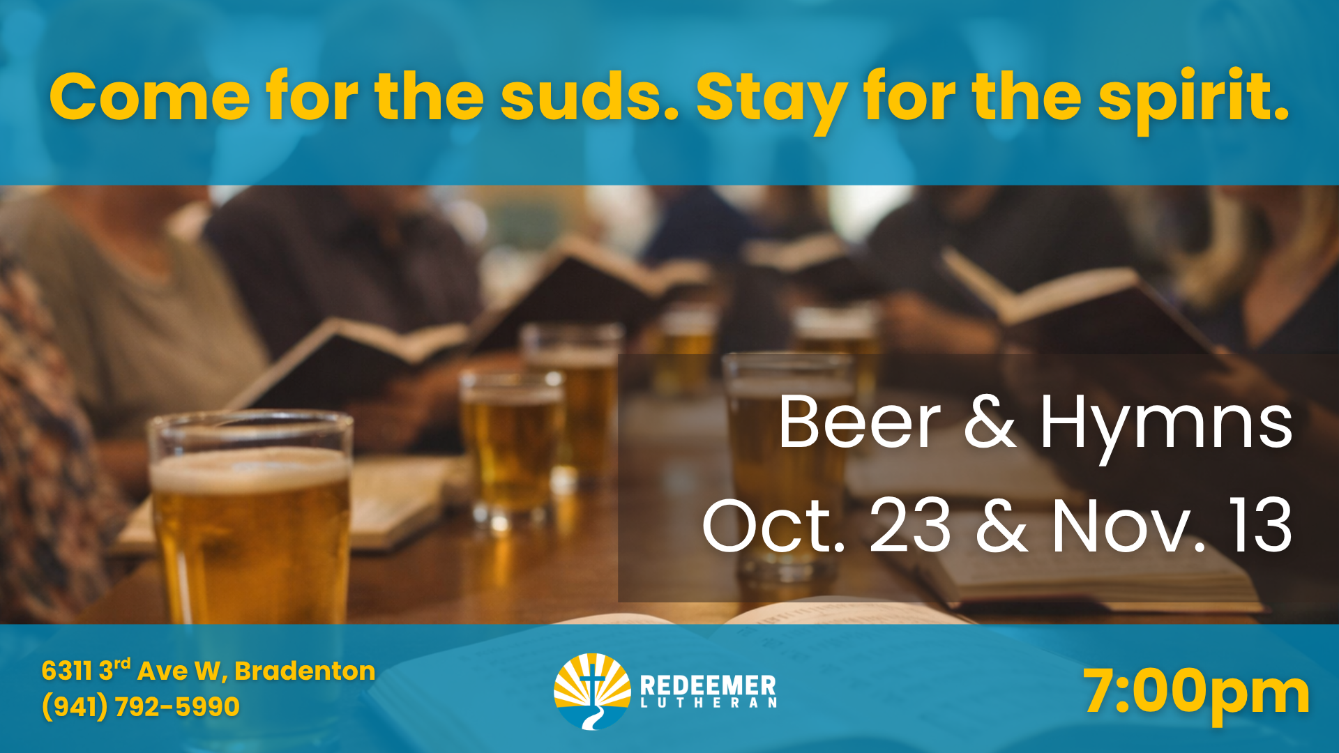 Beer &amp; Hymns October