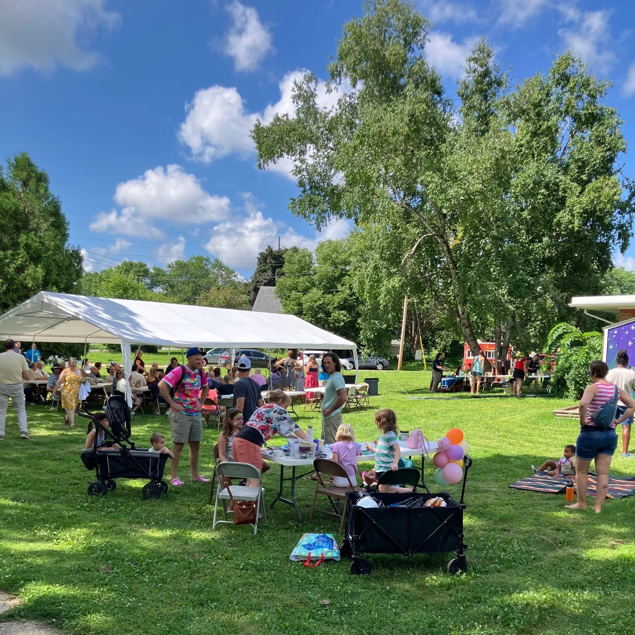 We fly together! 

Last weekend we celebrated our building migration with a sweet day of art, music, food, and community. 

@zaremba_art  joined us for a super fun one-day mural! This was a way to get people excited about our plans to incorporate TWO