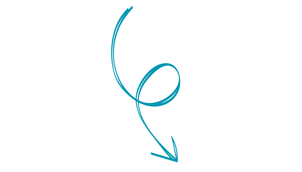 Diagramm mit einer blauen, spiralförmigen Linie, die in einem Pfeil nach unten endet.