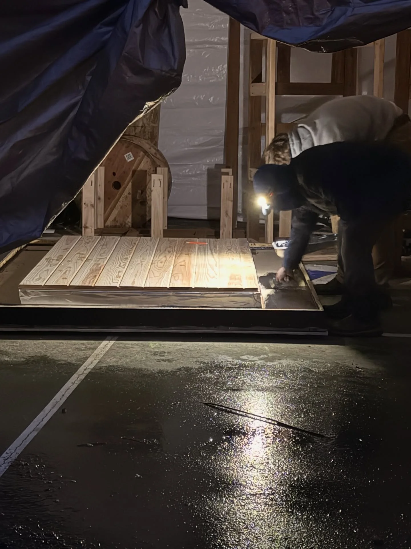 You ever painted ceiling soffit on the ground? That right there is the beauty of WATTA modular saunas.