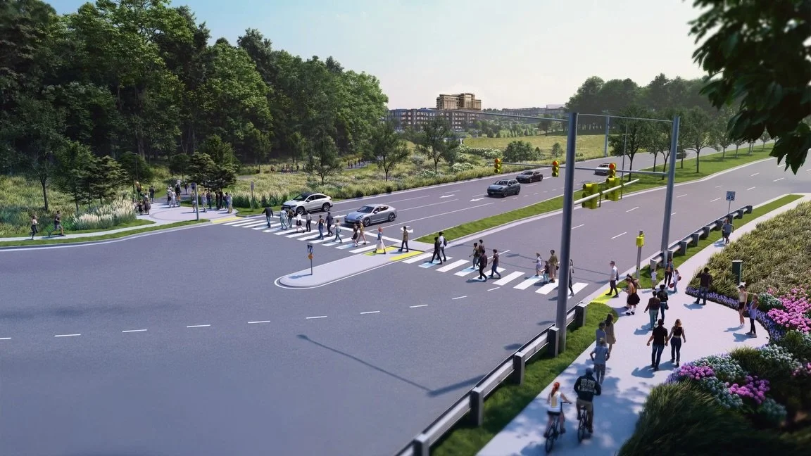 A safer, more connected future is taking shape at University Parkway.

A new phase of connectivity improvements is happening at The Grounds &mdash; with the reimagining of the University Parkway and North Cherry Street intersection.

In partnership w