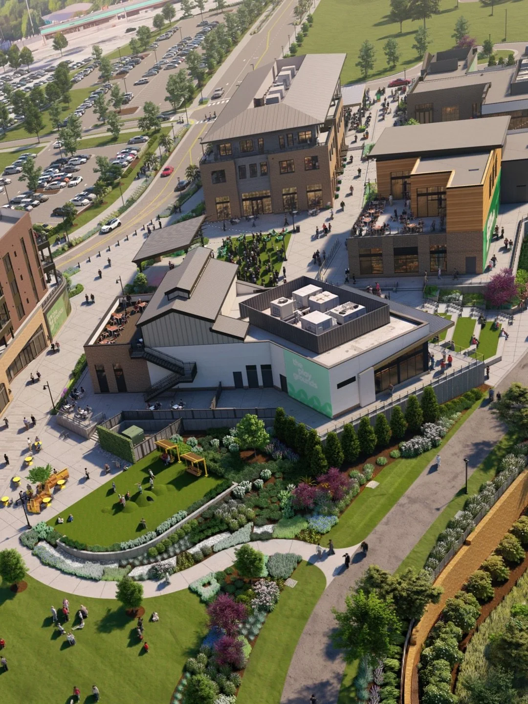 You&rsquo;ve met our first five. Now, let&rsquo;s zoom out.
The Jimmy. The Fieldhouse Tavern. Bagels &amp; Co. TREMBLE. Allegacy Financial.

Together, these five founding retailers are beginning to define what a day at The Grounds can look like, from