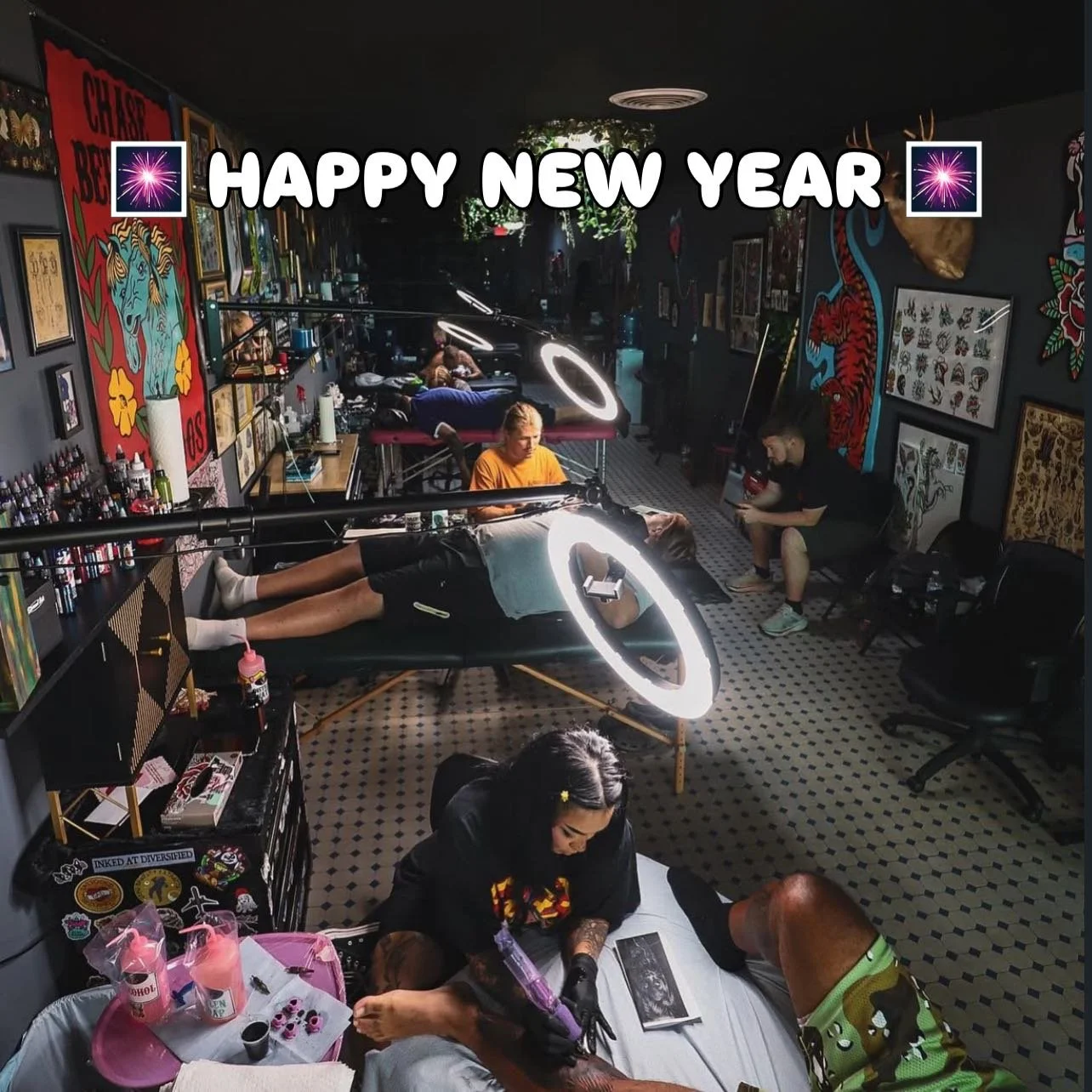 2025 🎉 you were so good to us here at The Alter Tattoo ❤️ 
We made so many tattoos, so many memories, and met so many cool clients! 
Here&rsquo;s to making more of what we love in 2026, and giving ya&rsquo;ll more tats! 🔥 
Thank you to everyone who